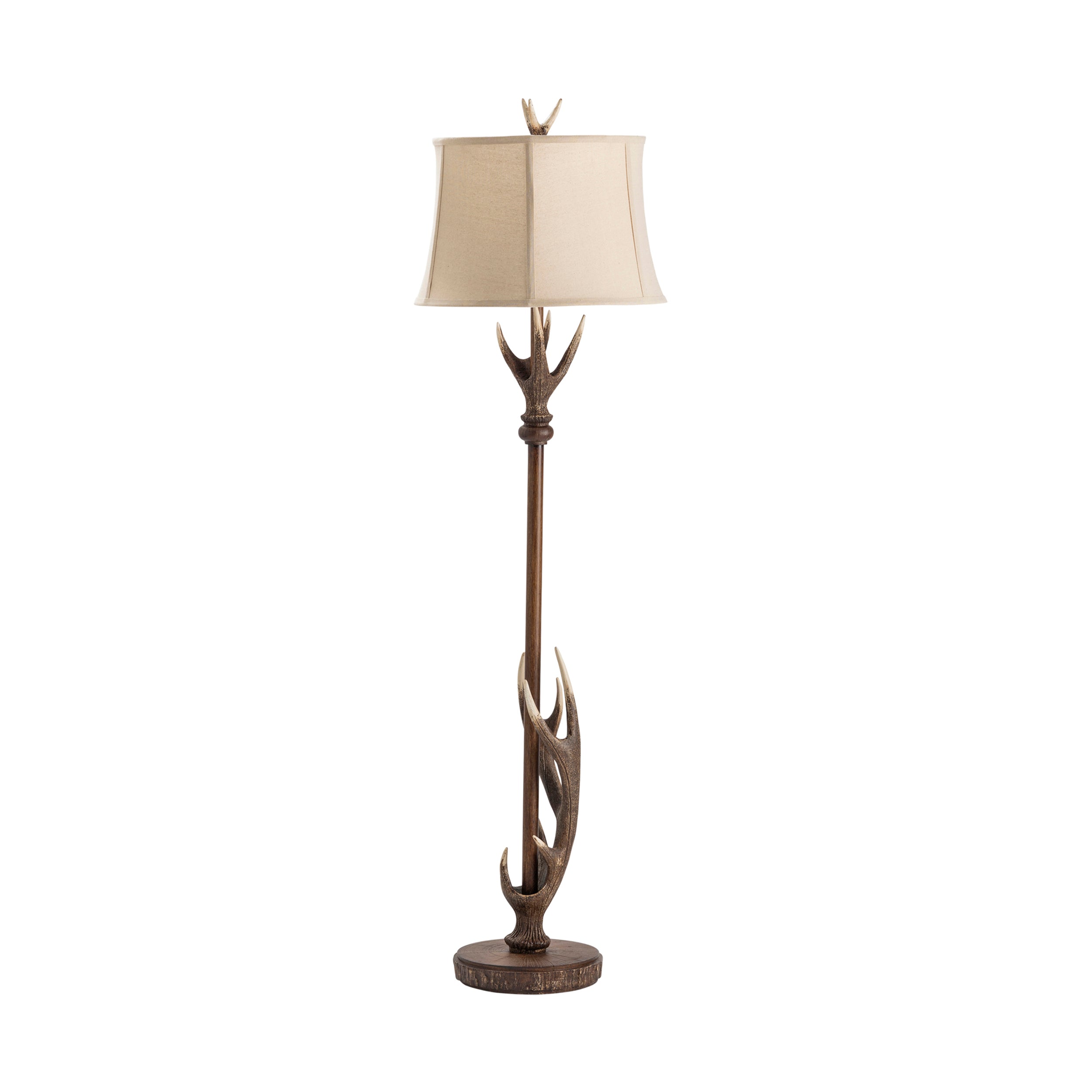 Resin Deer Antler  Floor Lamp