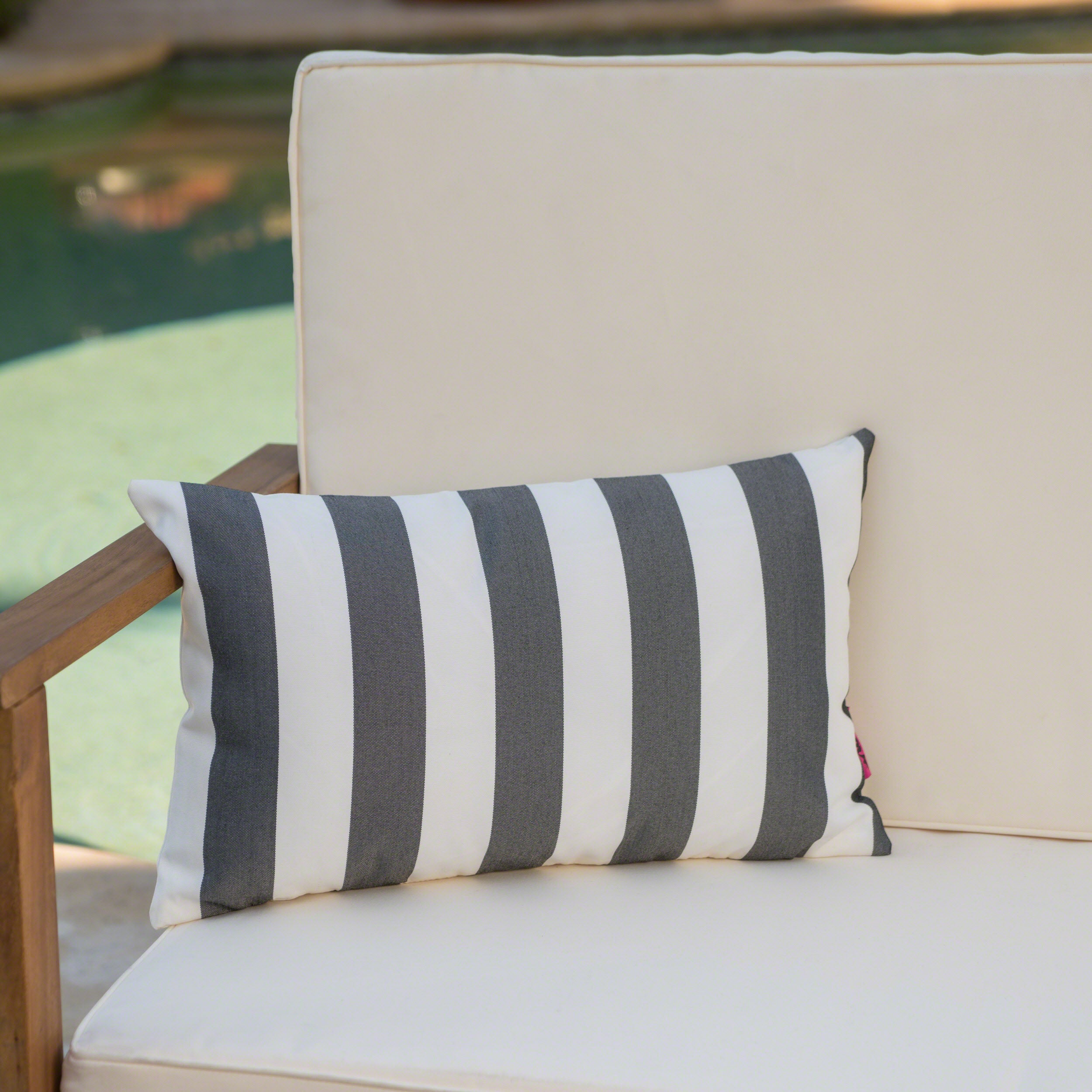 Emulate Outdoor Rectangular Fabric Pillow