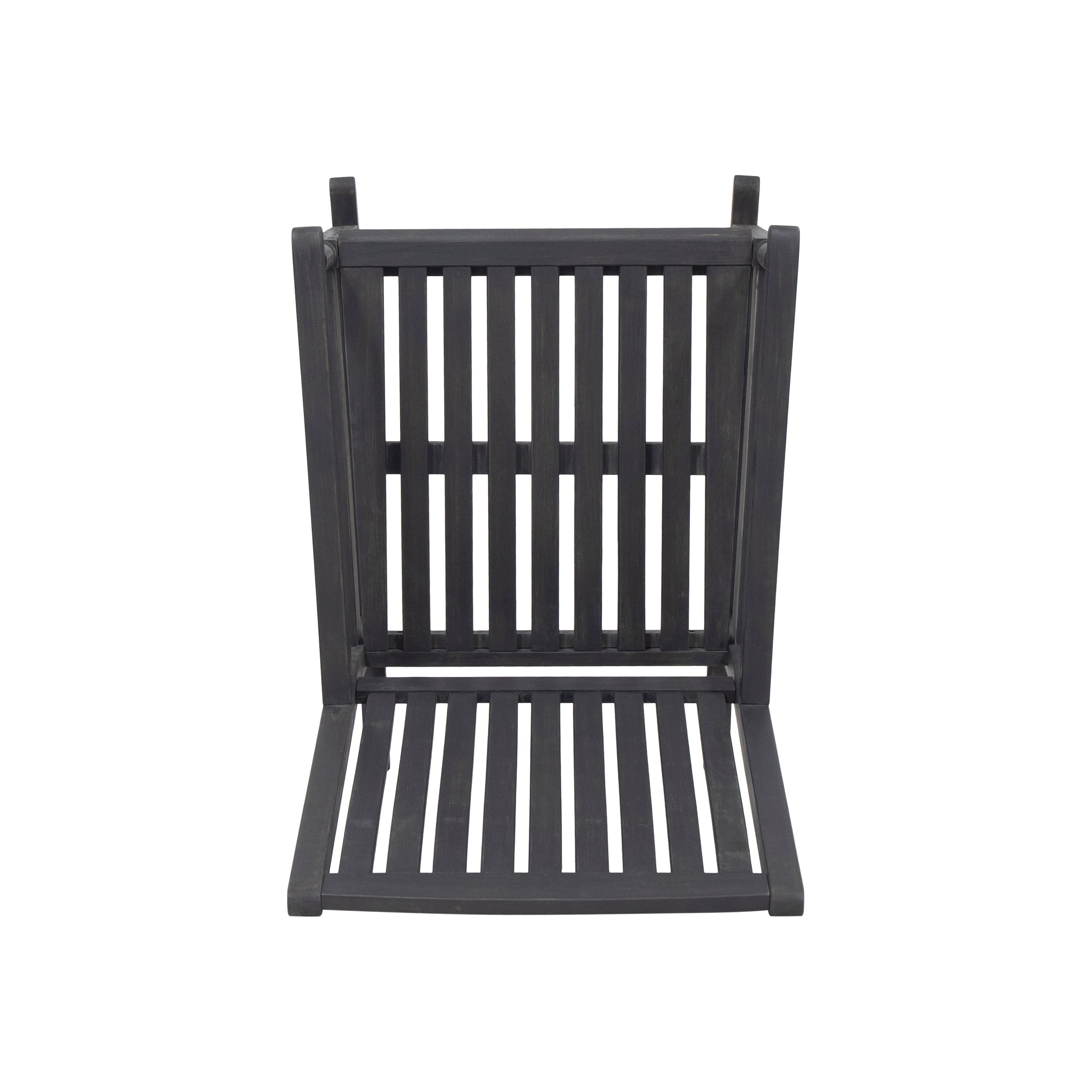 Muse Outdoor Acacia Rocking Chair with Slat Design