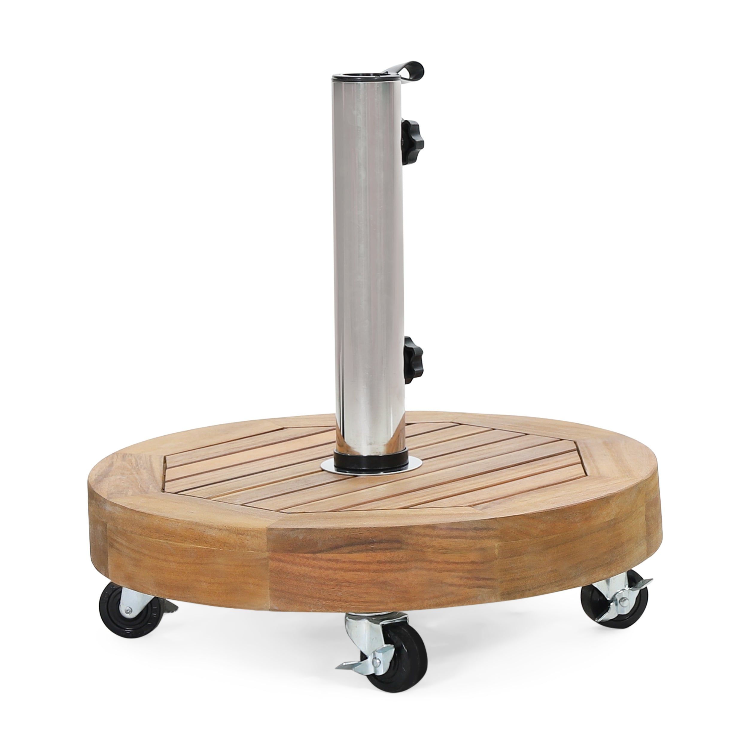Outdoor Round Umbrella Base with Casters