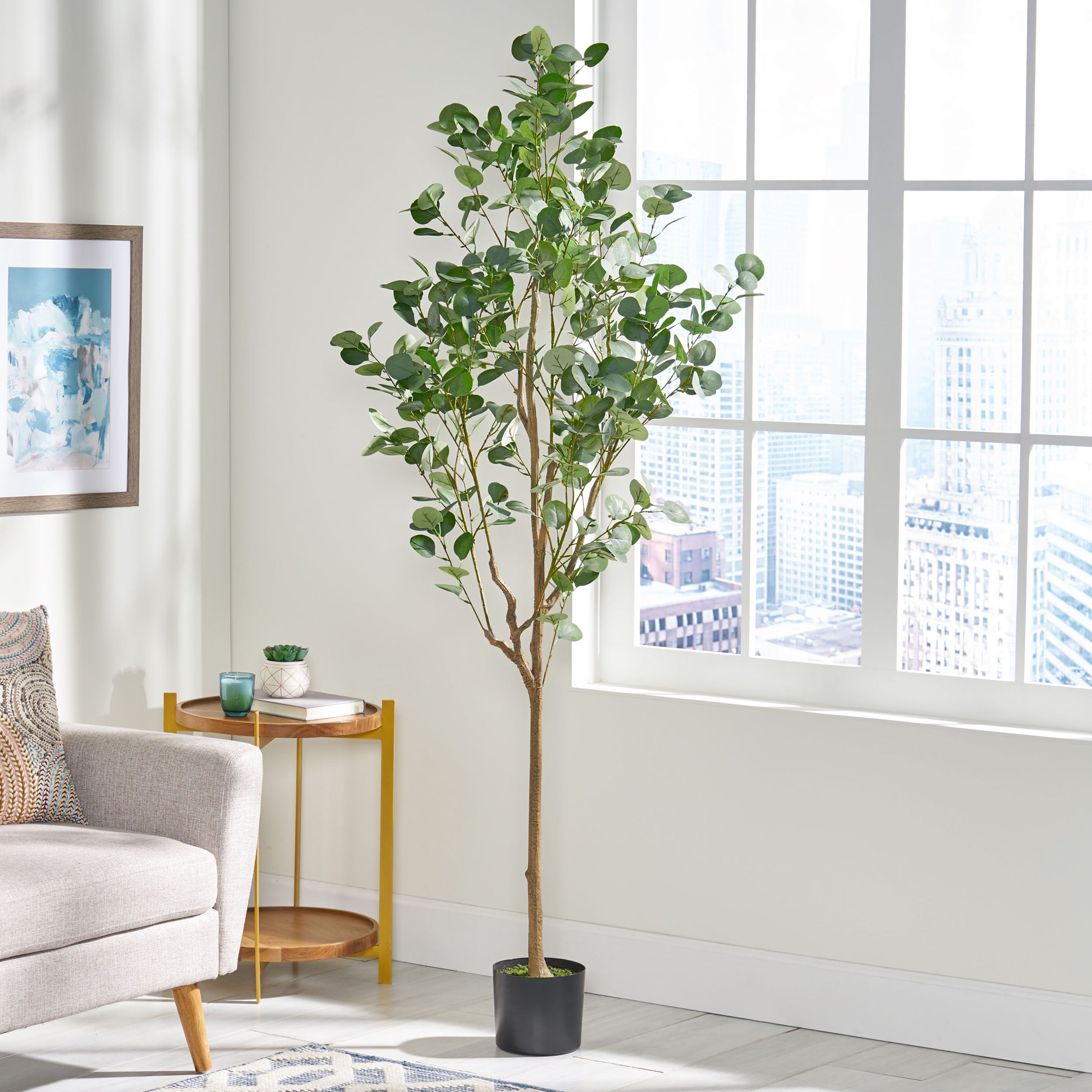 71" Artificial Eucalyptus Tree