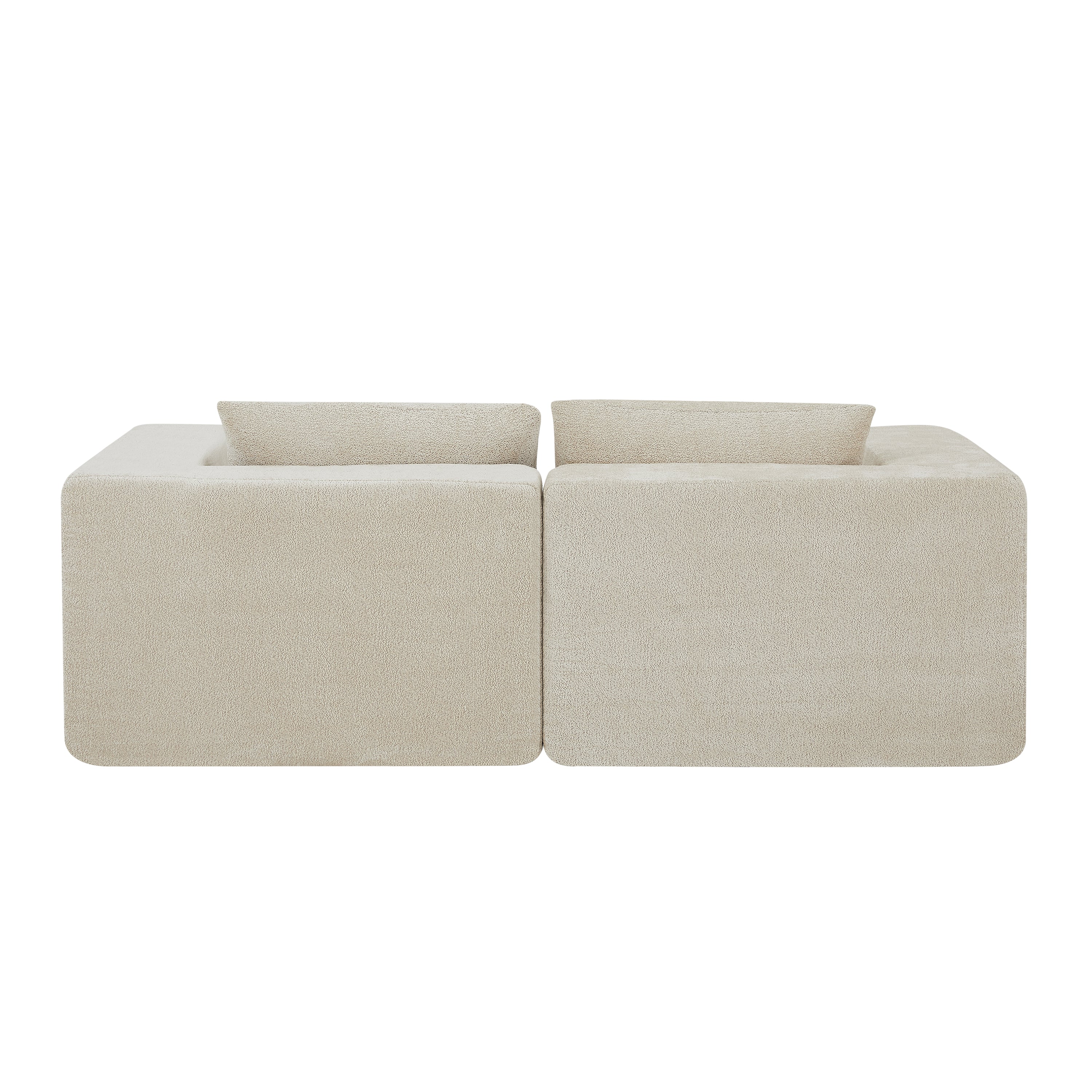 107" Compressed Sectional Sofa