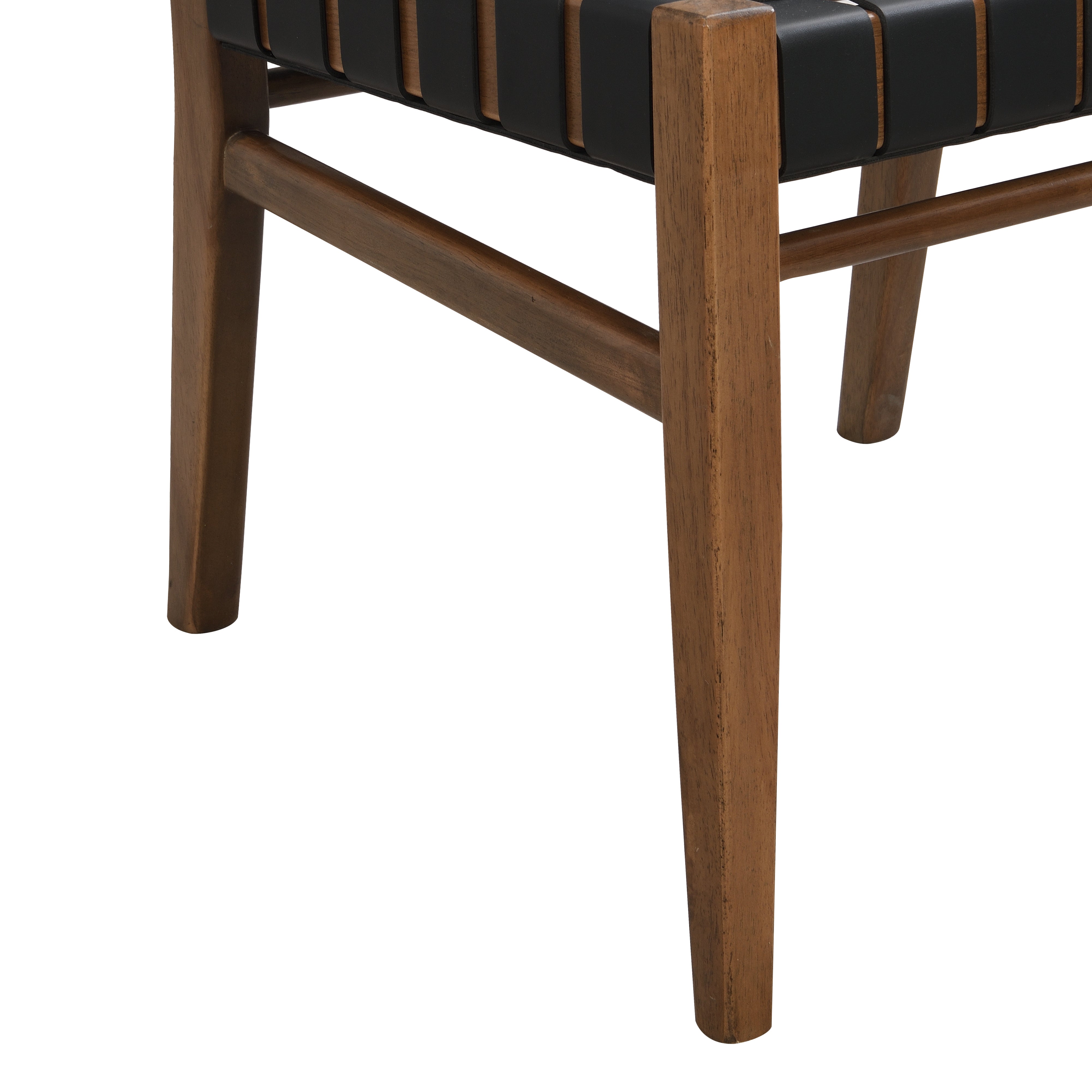 Crosswell 5-Piece Dining Set with Woven Chairs