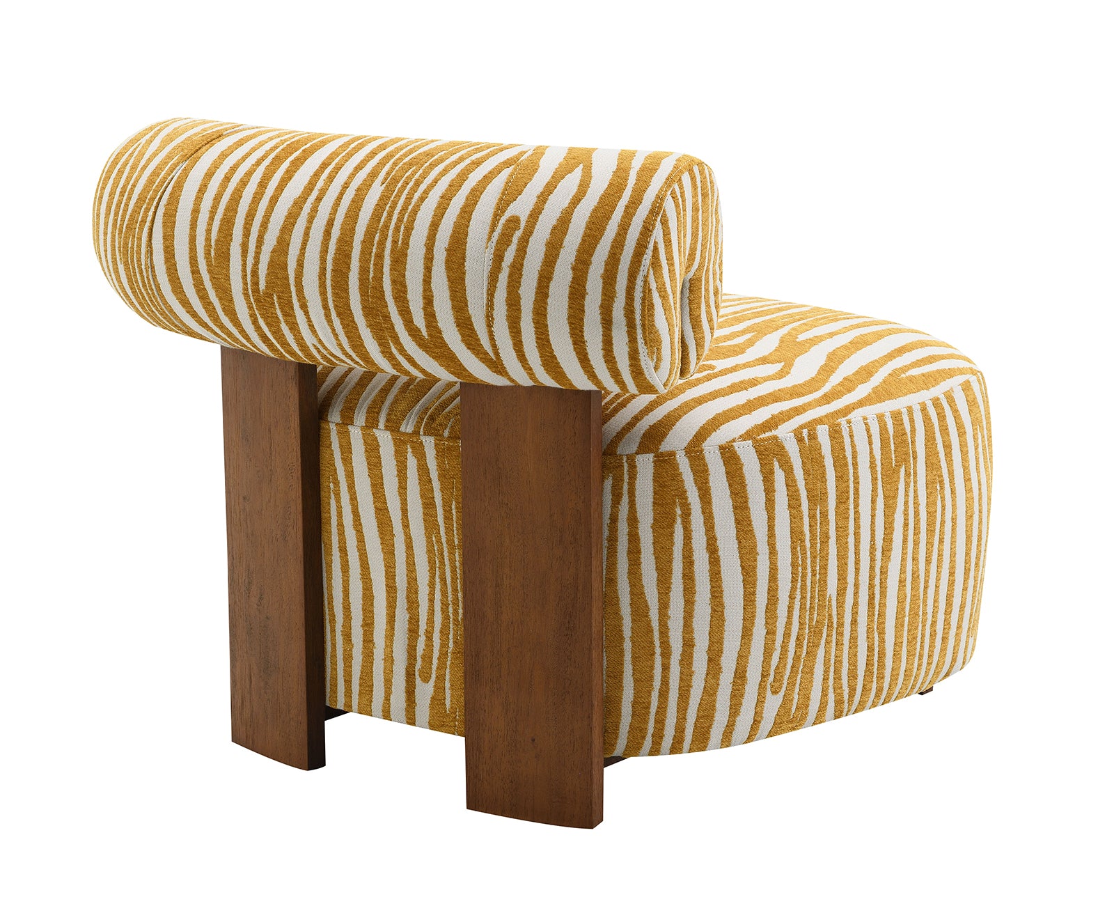Avril Modern Zebra Stripe Accent Chair