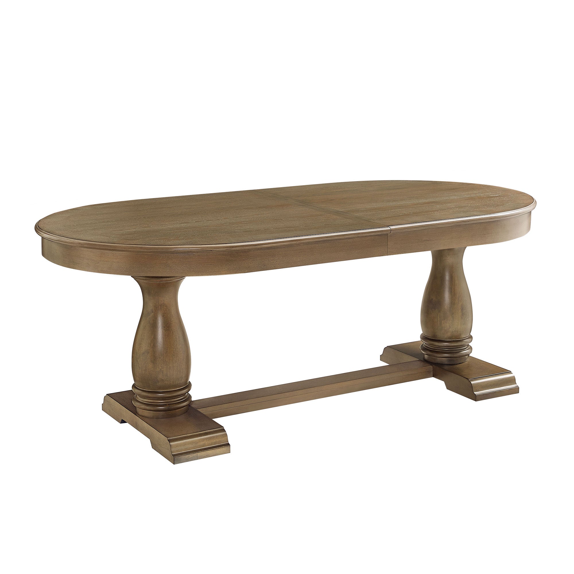 Aquarion Extendable Dining Table with Oval Shaped and Wood Frame