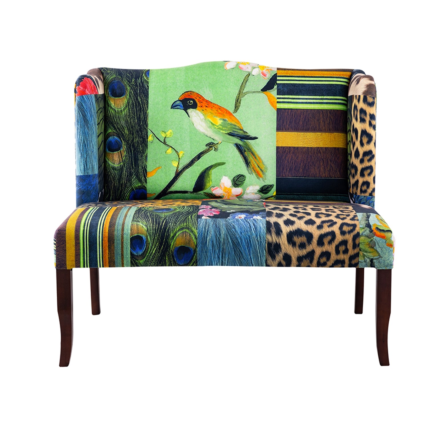 Vesta Bird Collage Print Settee