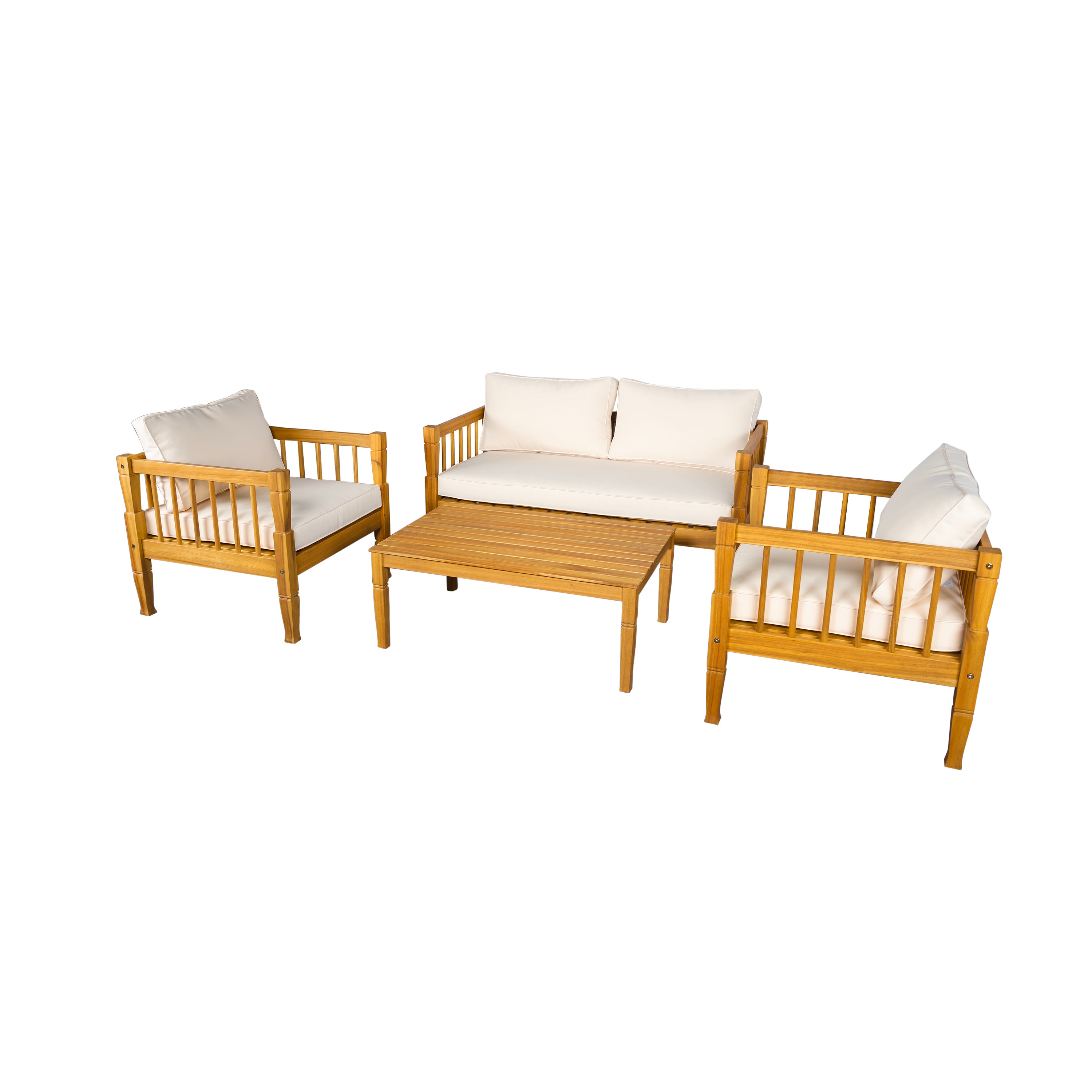 Banyan 4-Piece Patio Outdoor Furniture Set