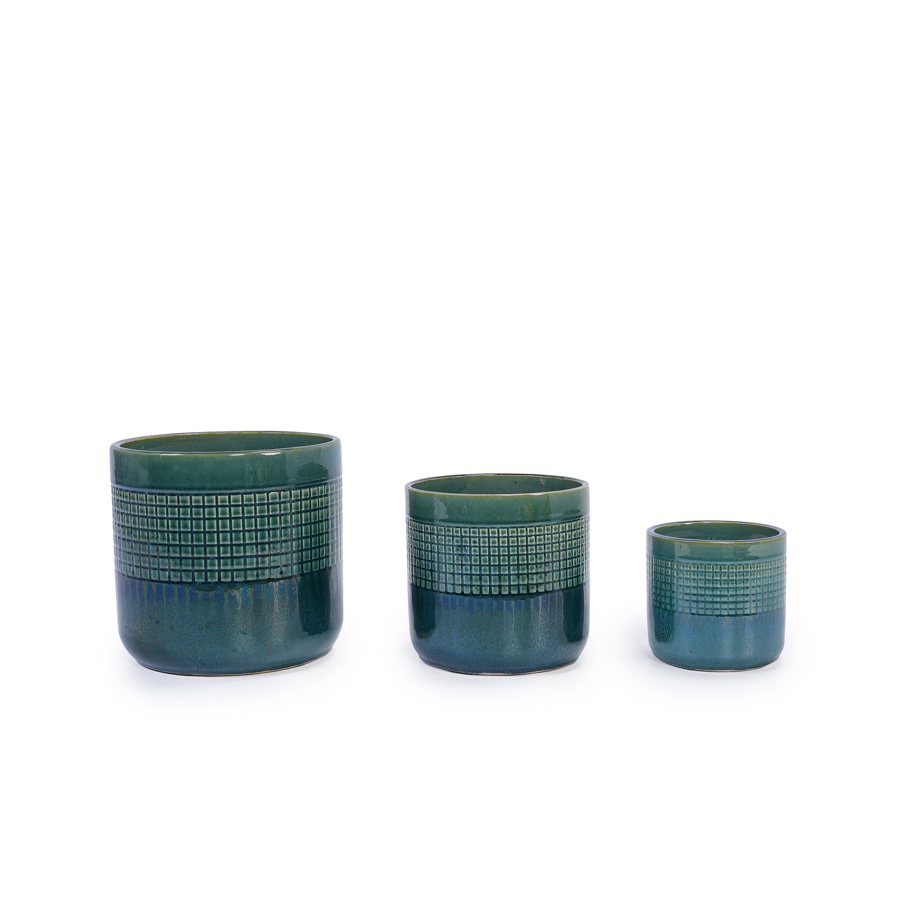 Pavo Handmade Ceramic Planter, Set of 3