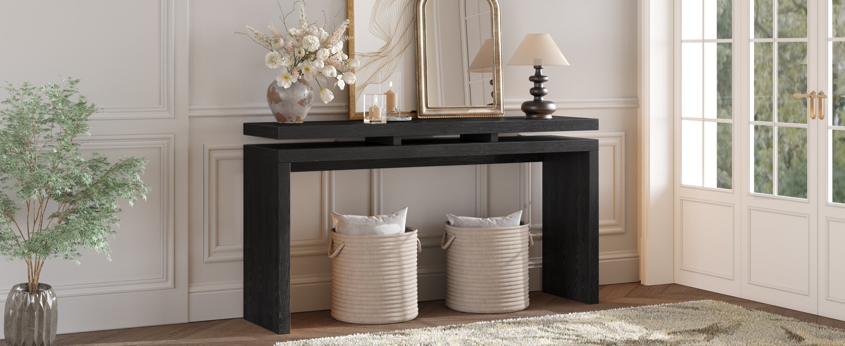 60'' Farmhouse Console Table