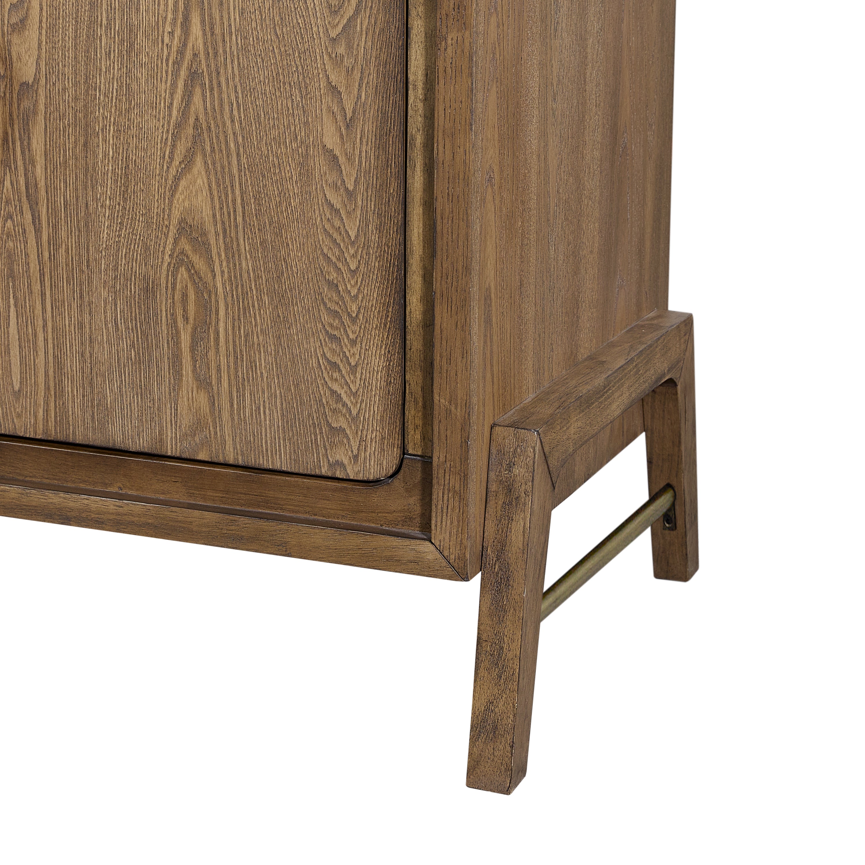 Solid Wood Server with 2 Doors