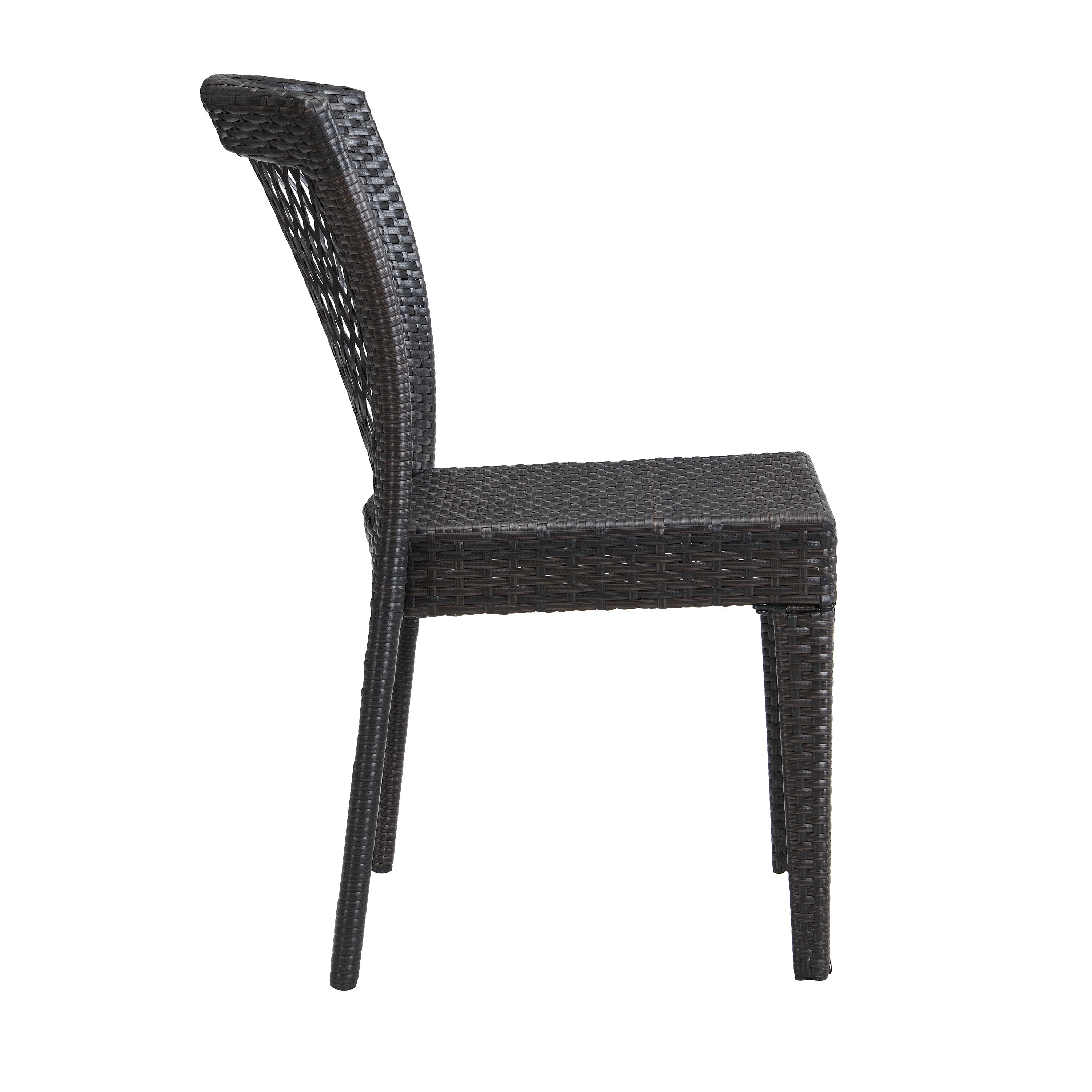 Farley Stacking Outdoor Dining Chairs, Set of 2