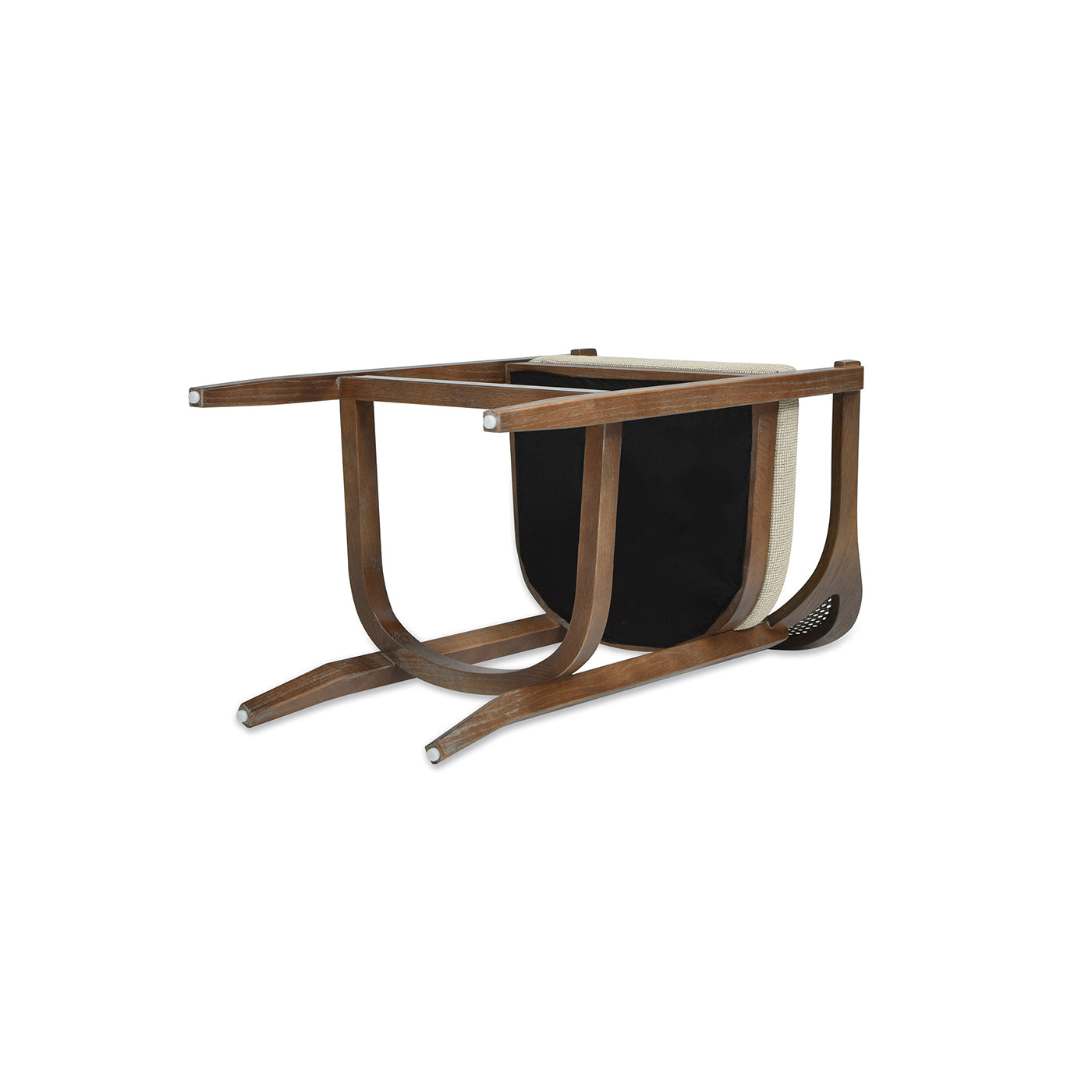 Americana Mid-Century Modern Cane Back Bar Stool