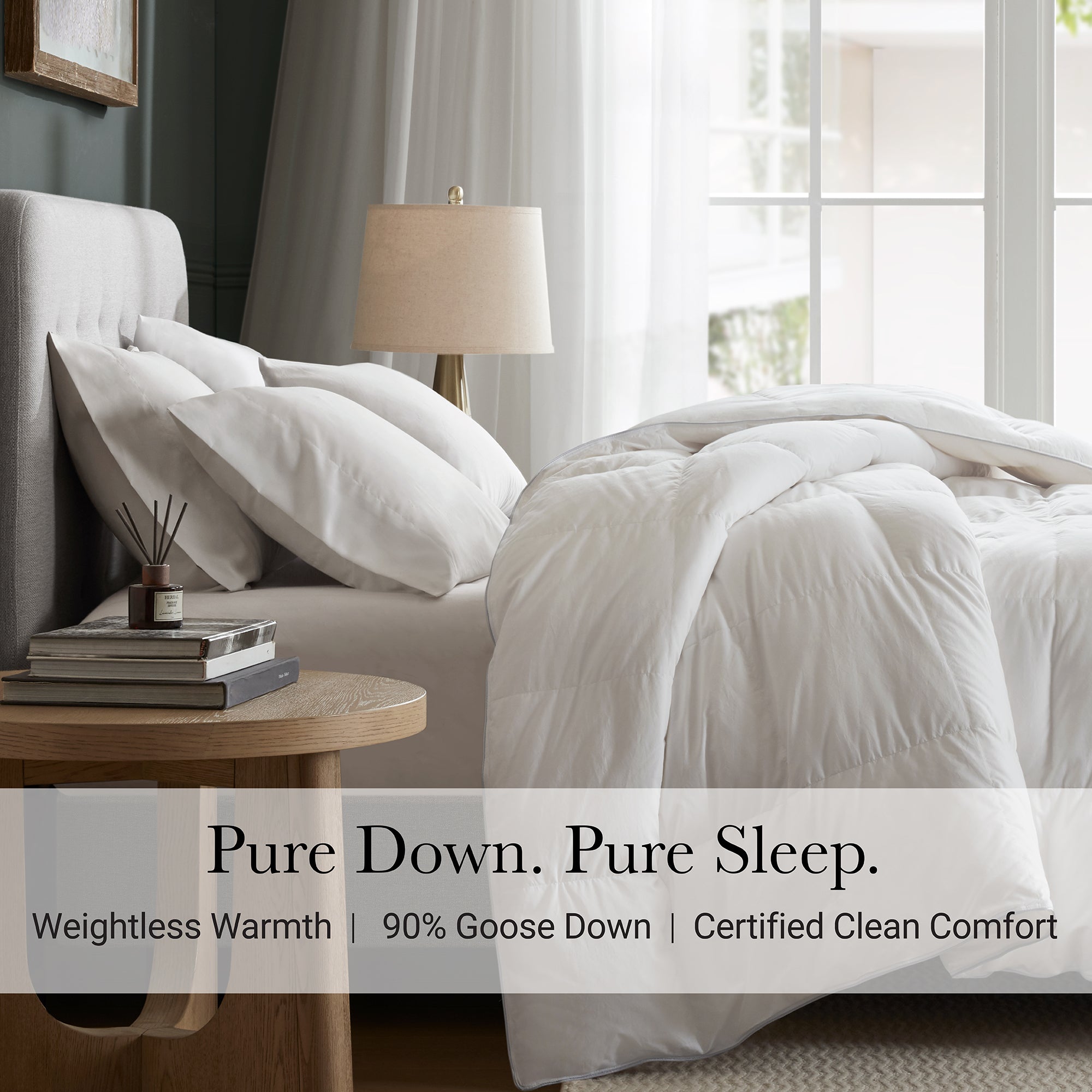 100% Cotton Shell Comforter