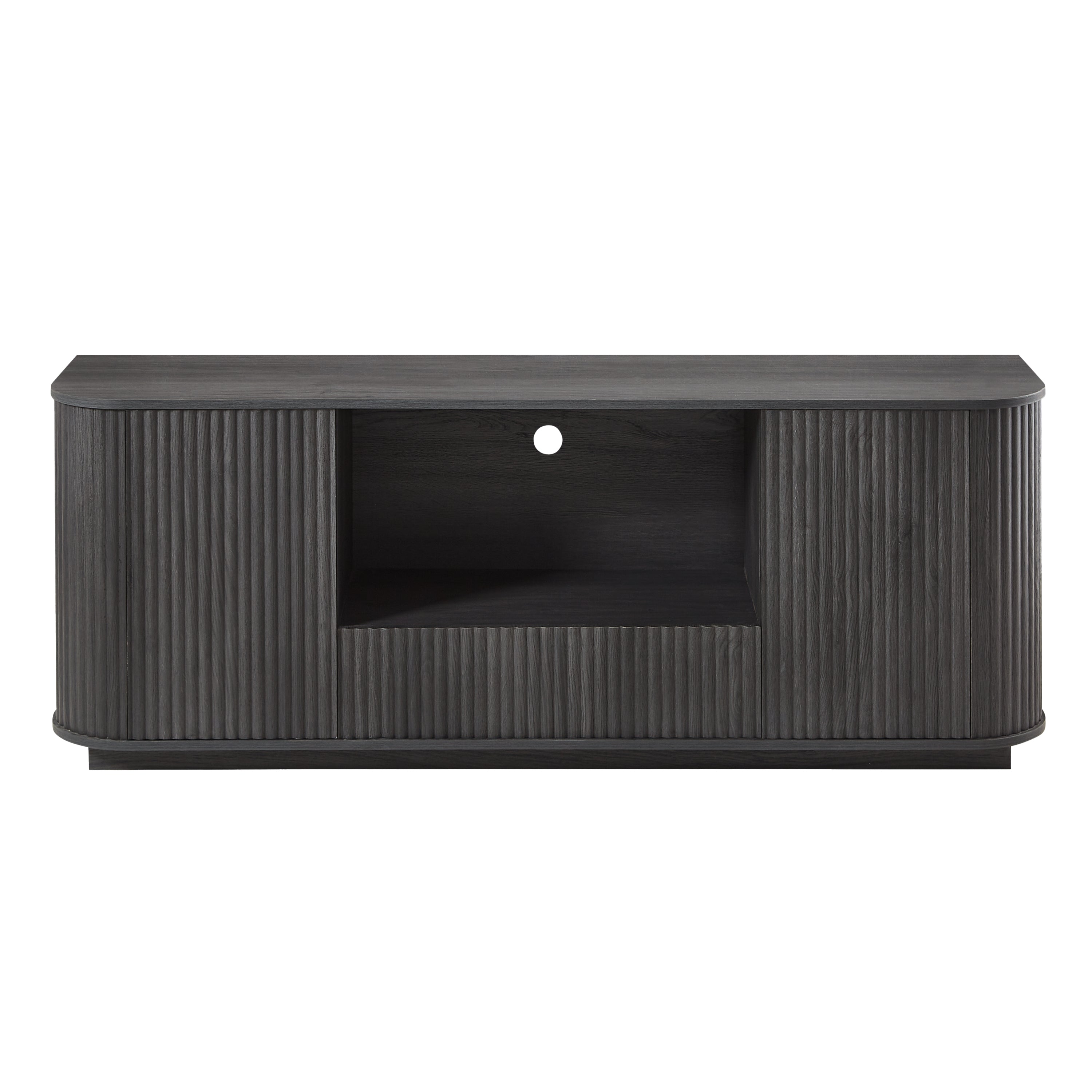 Modern Wavy TV Stand Rounded Sideboard