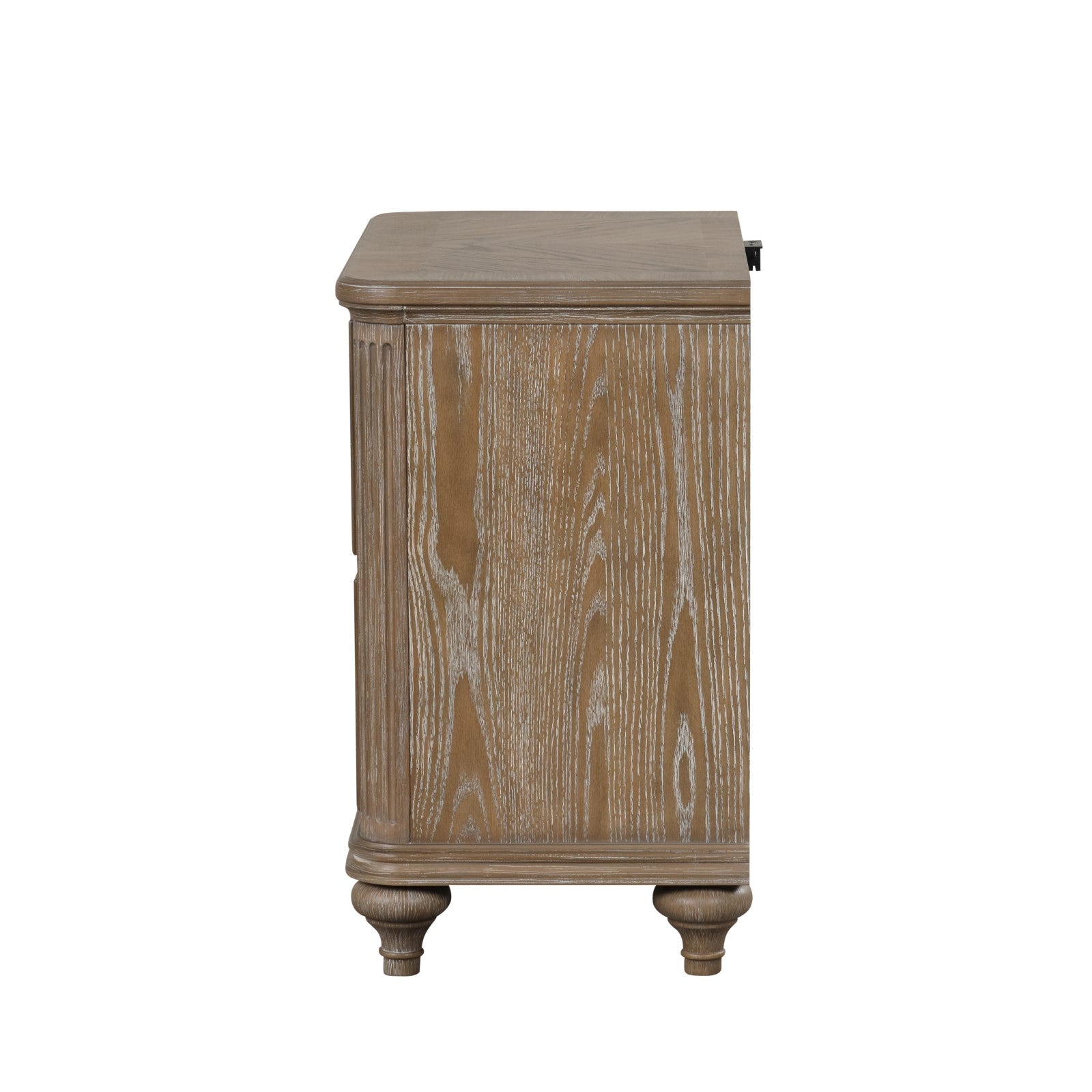 Rustic Oak 3pc Bedroom Set with 2 Nightstands