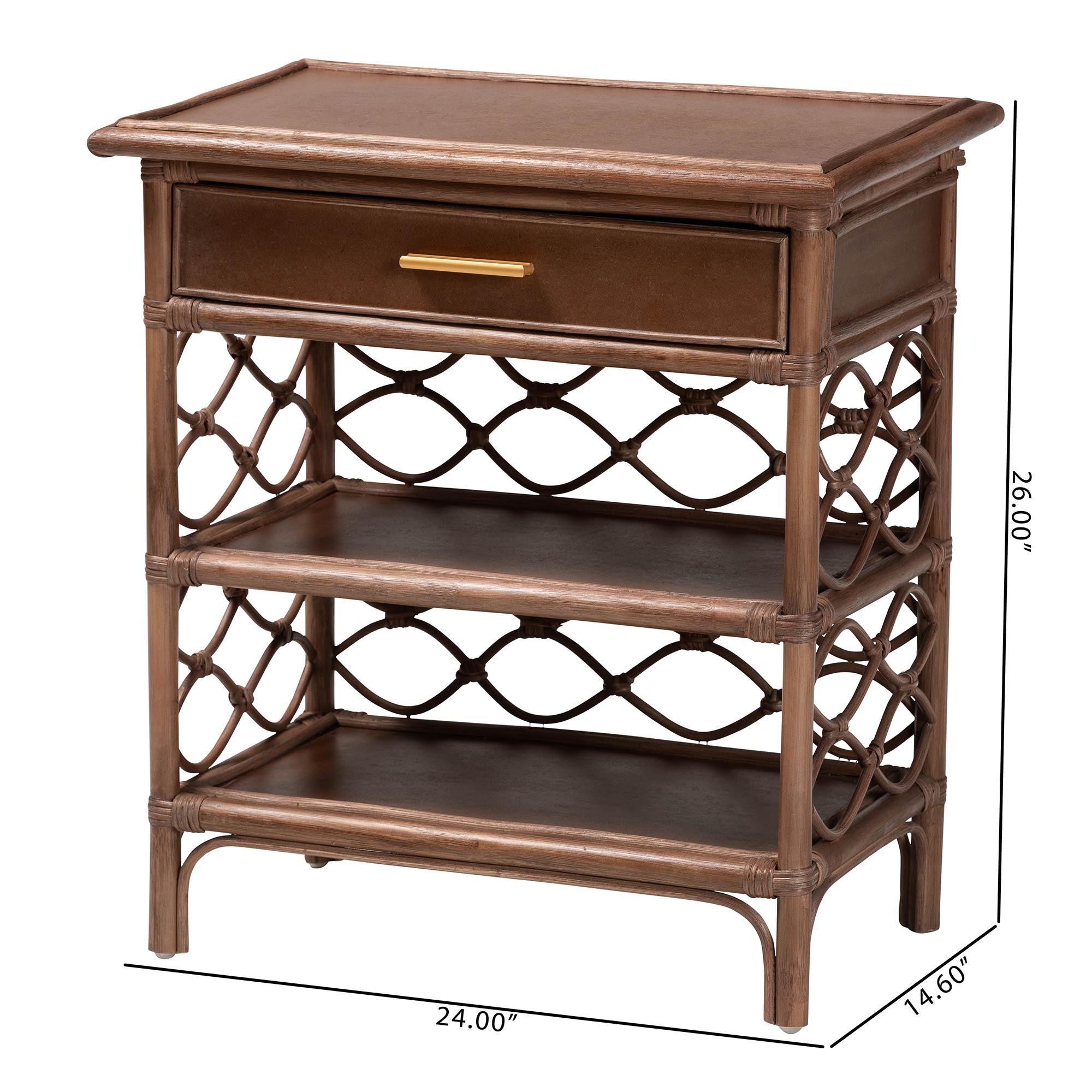 Merrin Rattan Nightstand