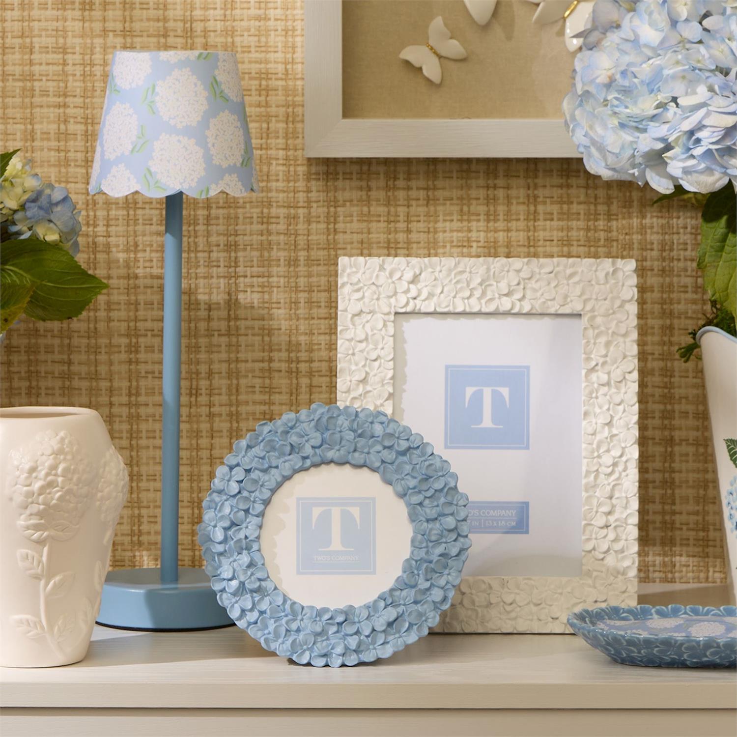 Hydrangea Flower Photo Frame, Set of 2