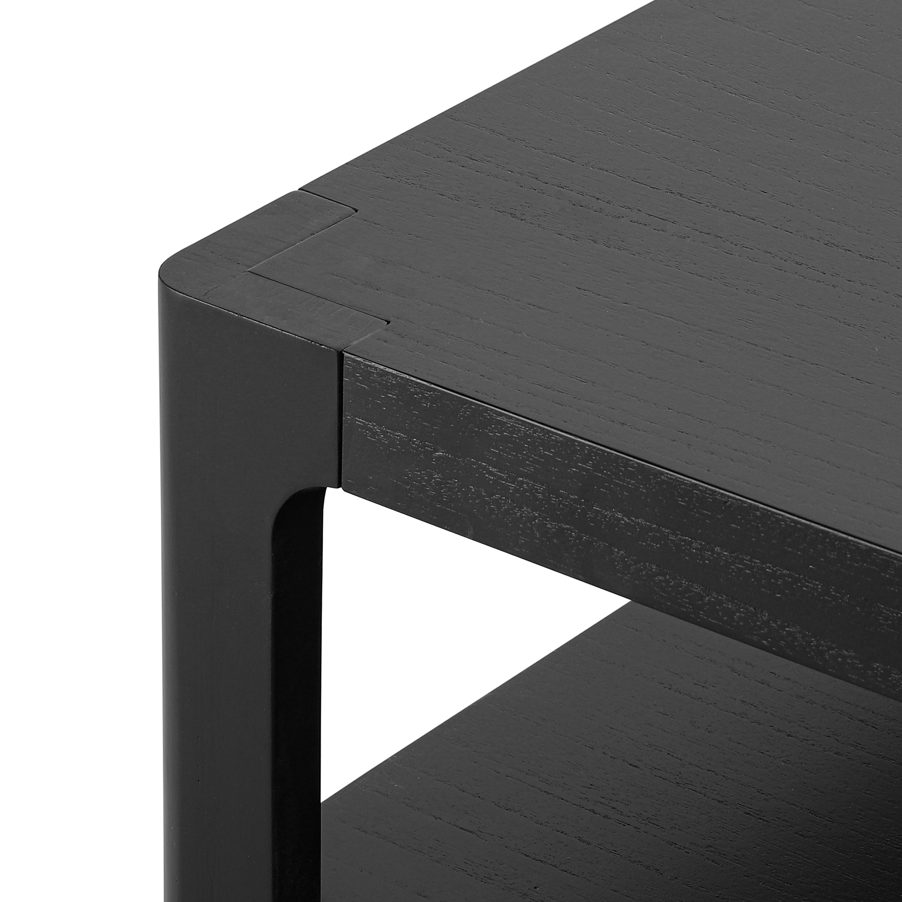 Modern Farmhouse Coffee Table with Soft Rounded Profile