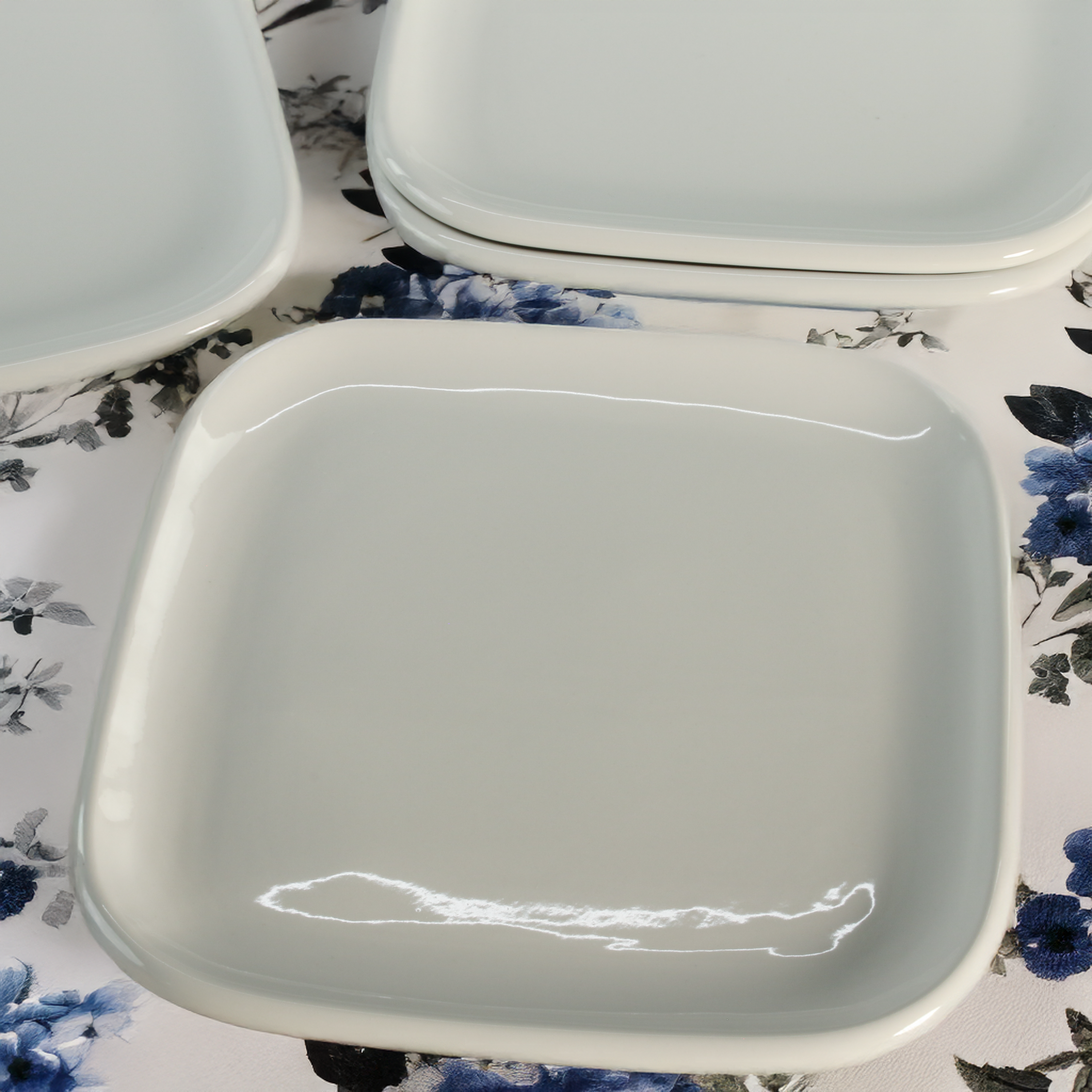 Impulse Square Dinner Plates, Set of 4