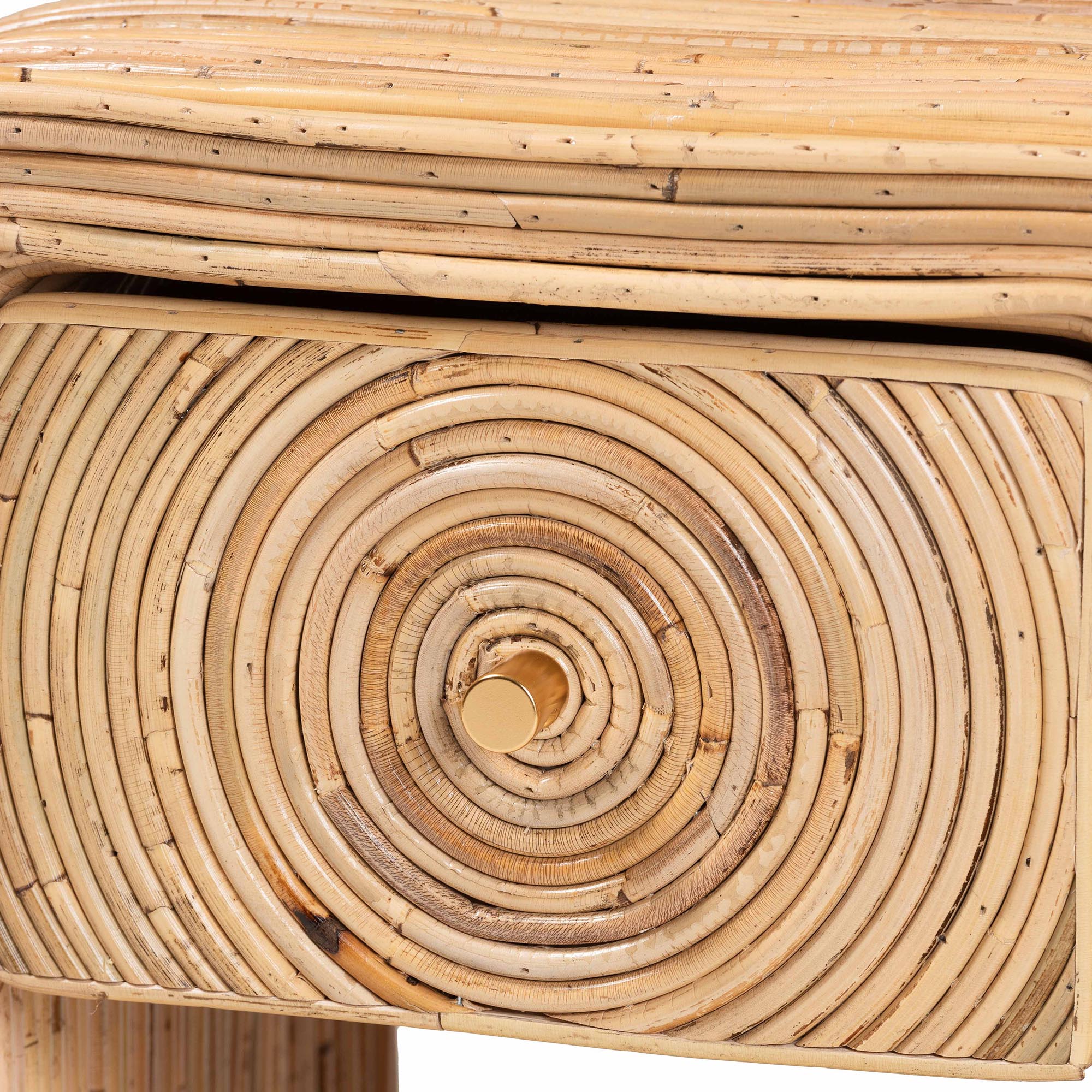 Evelyn Rattan 1-Drawer Nightstand