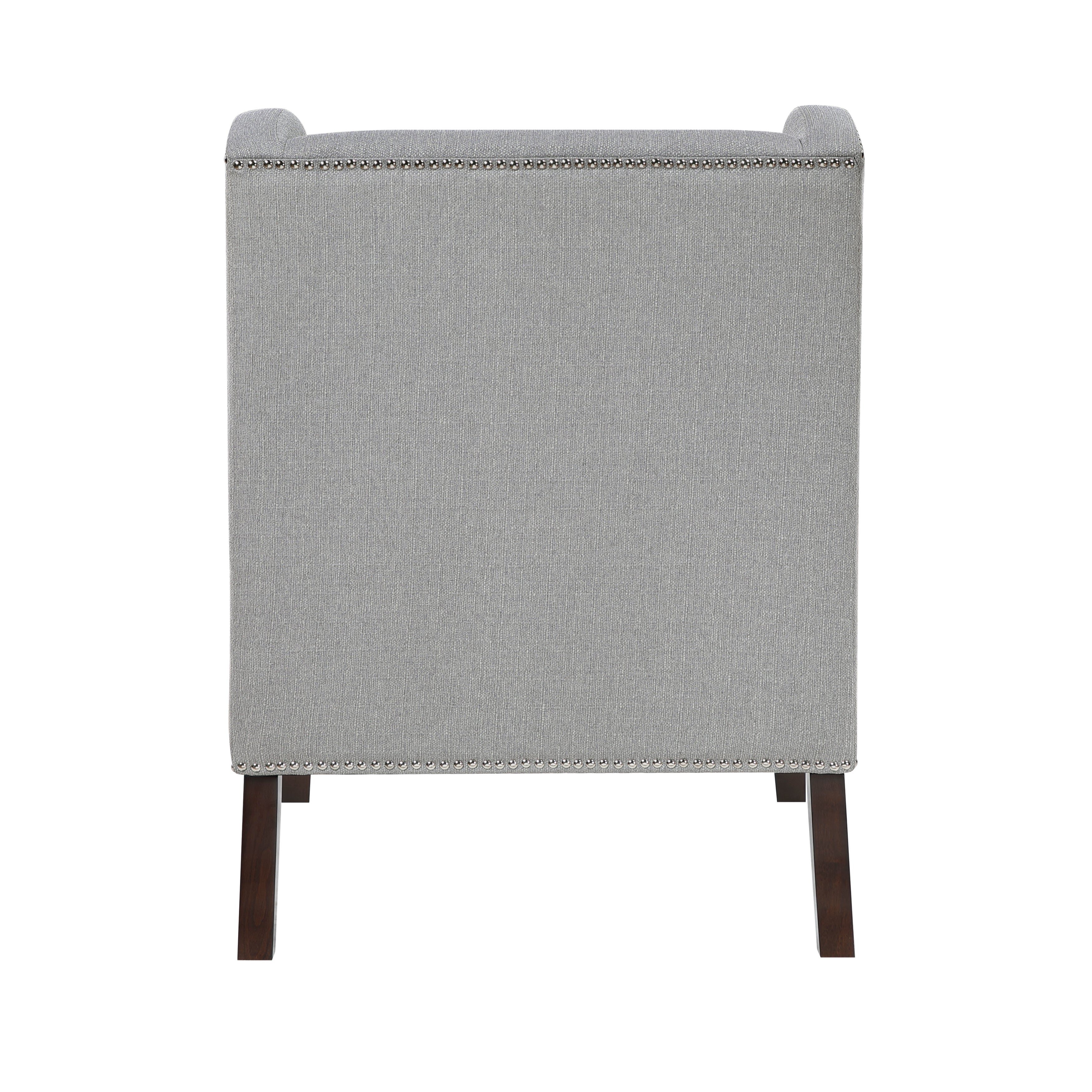 Nailhead Modern Wingback Accent Chair