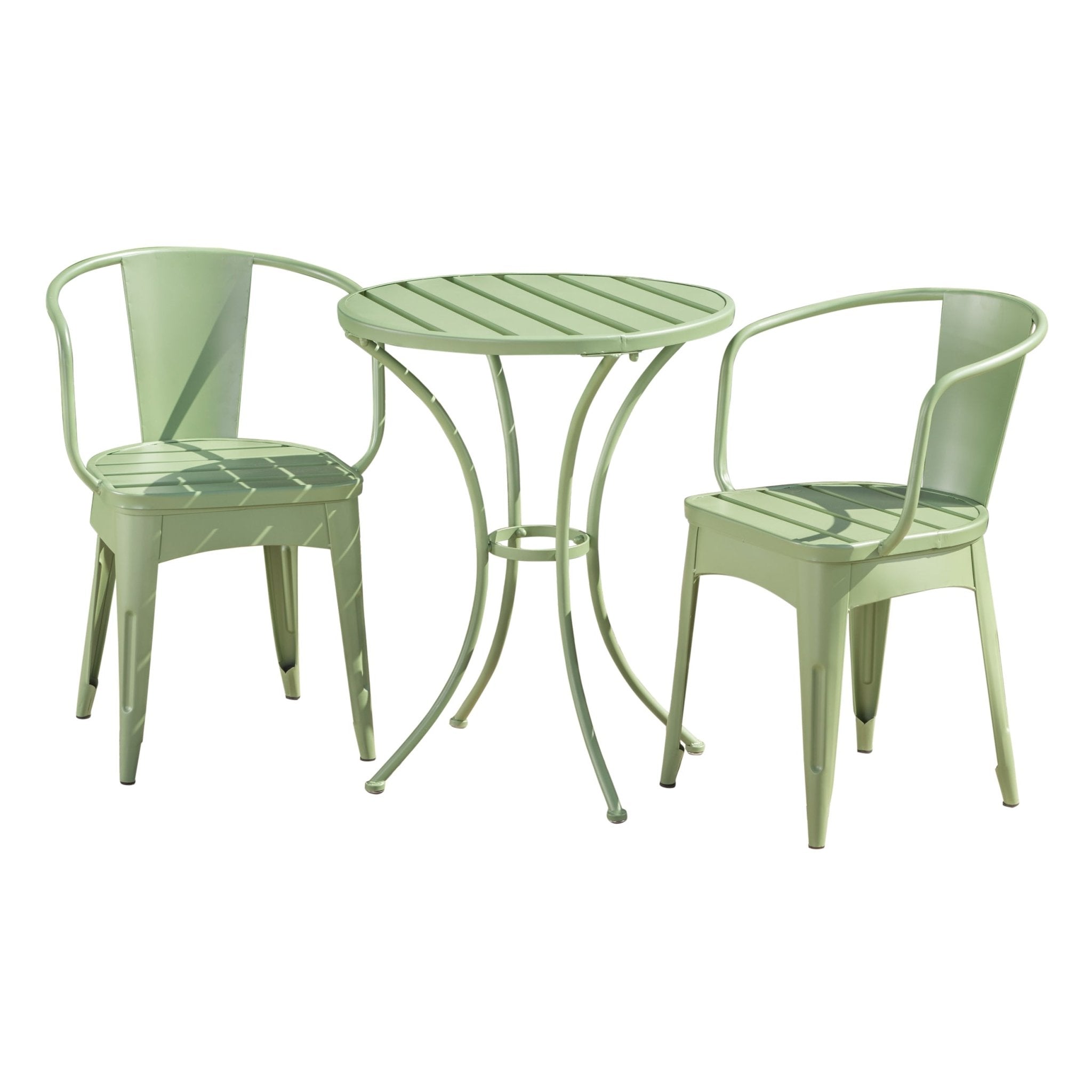 3 - Piece Bistro Set with Table and 2 Chairs - Outdoor Dining Furniture Sets