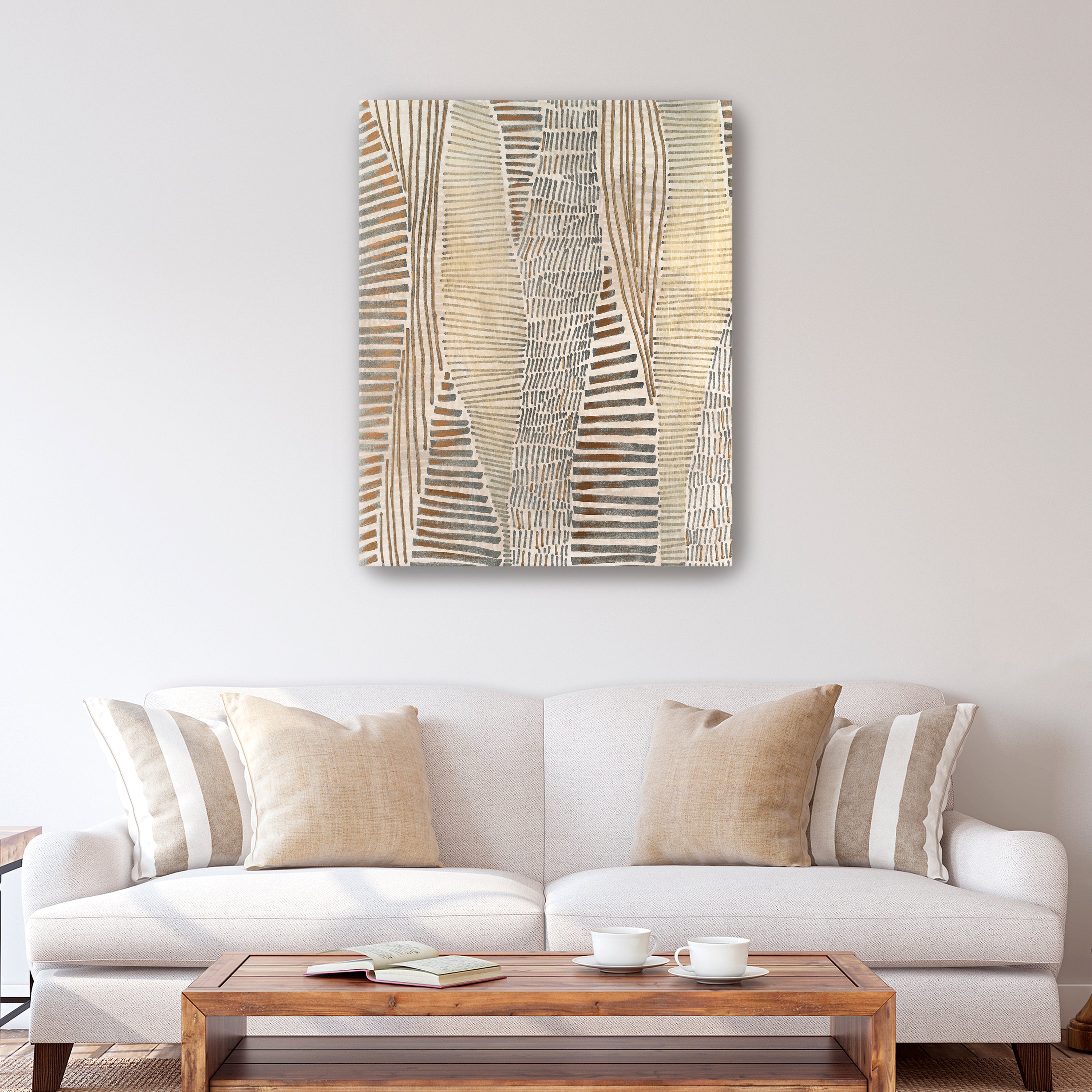 Metallic Tablet I Canvas Giclee
