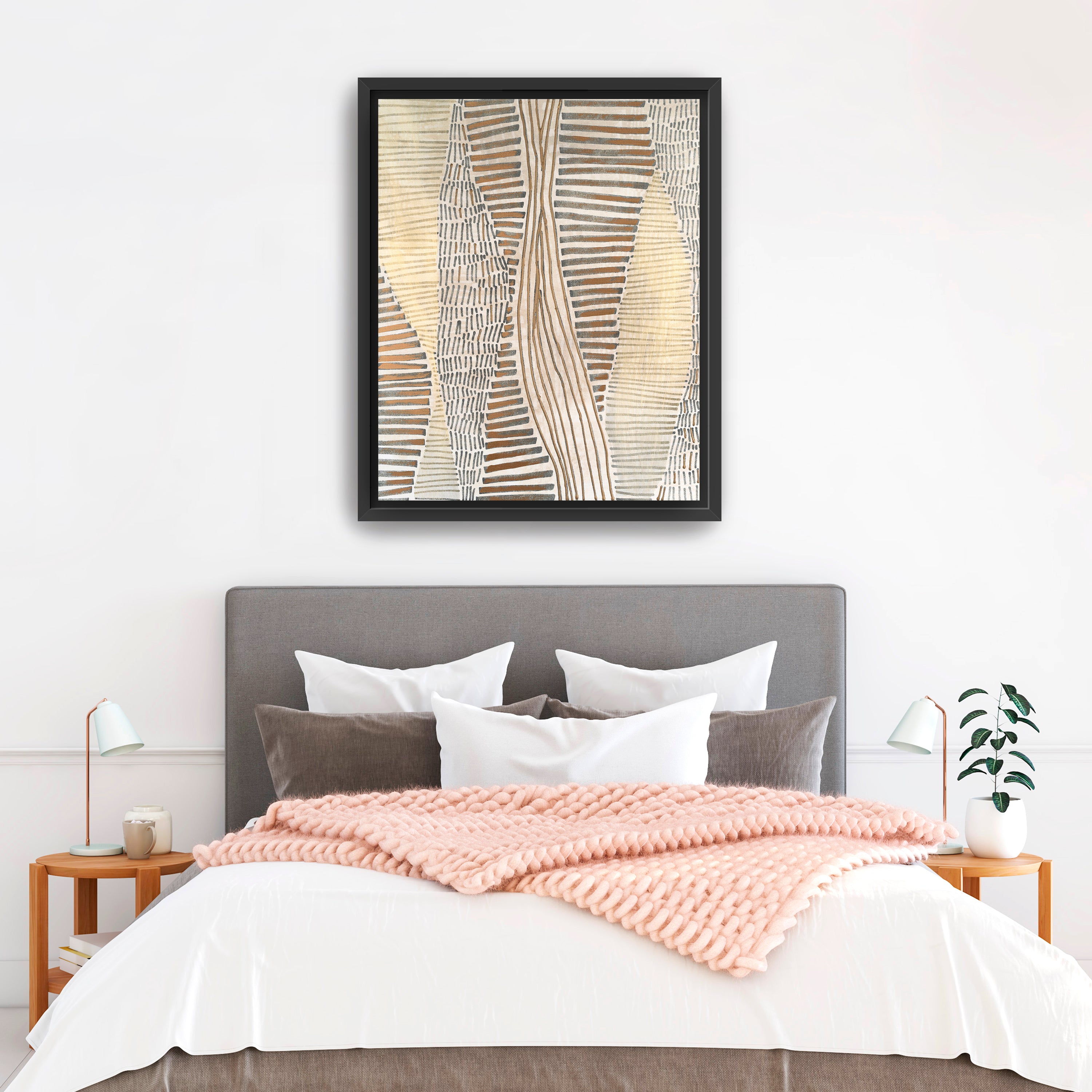 Metallic Tablet II Canvas Giclee