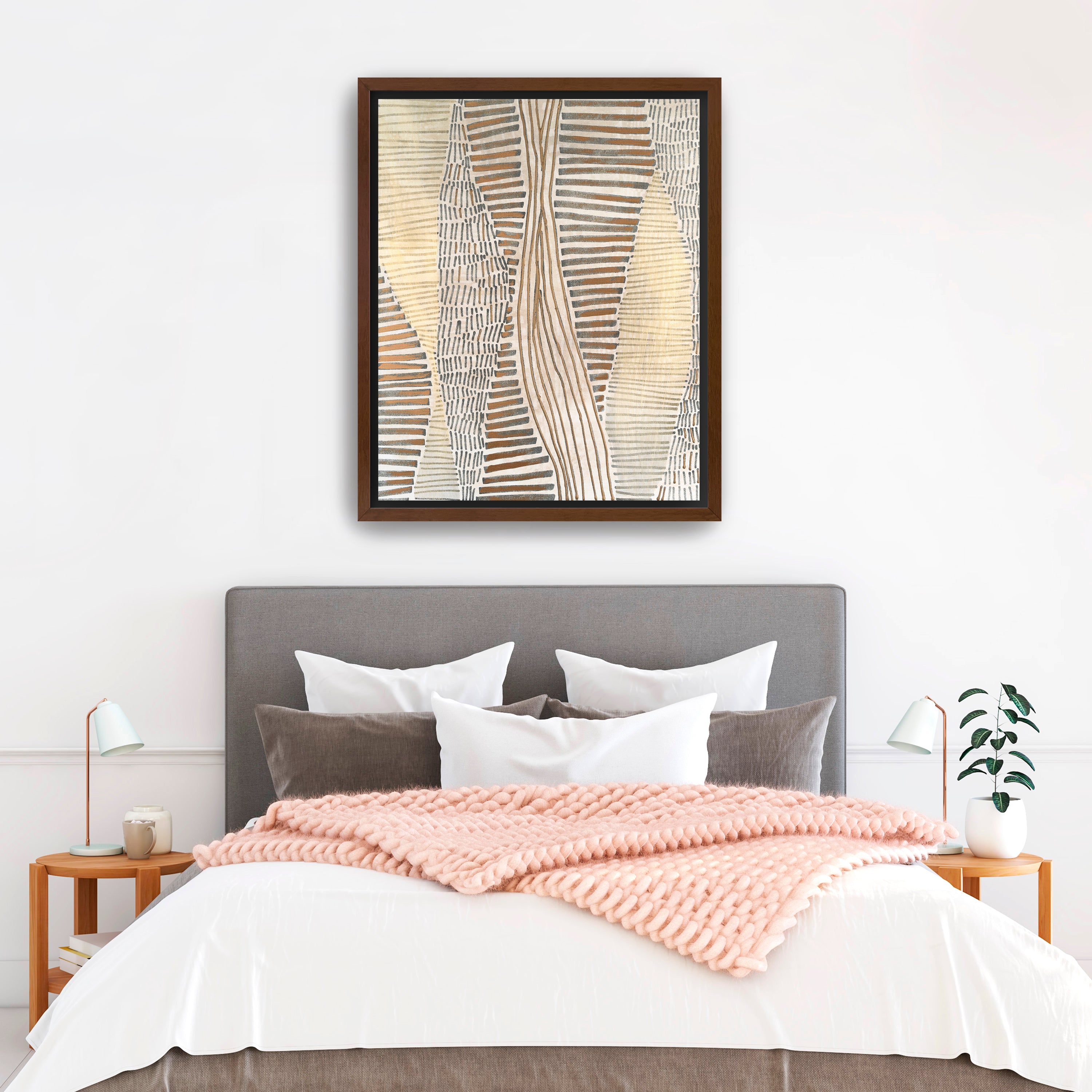 Metallic Tablet II Canvas Giclee