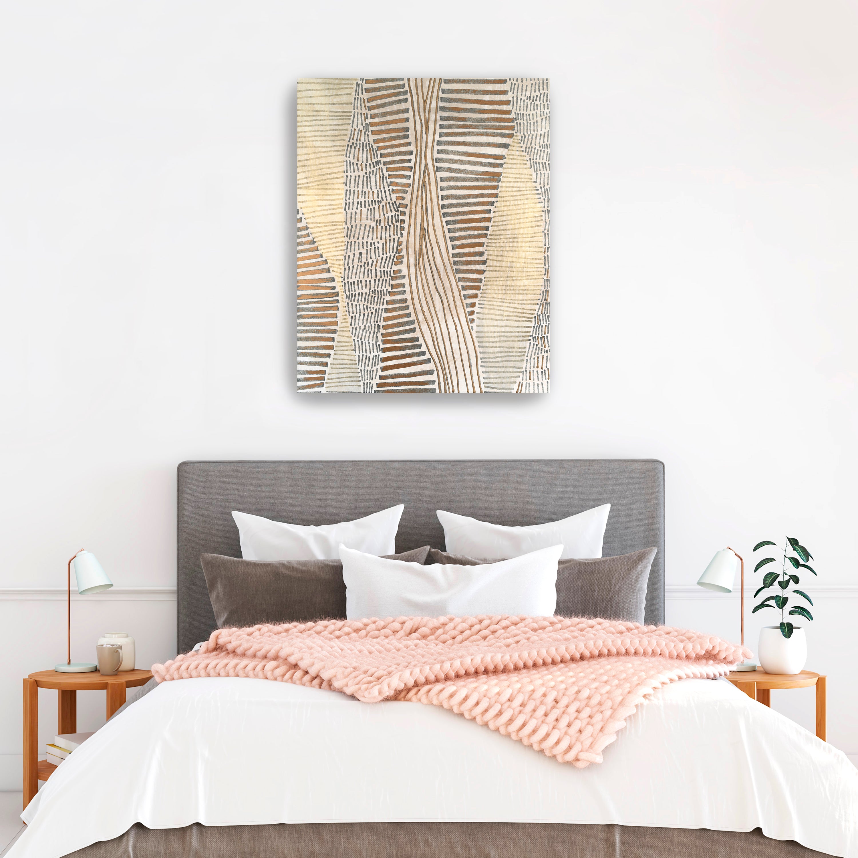 Metallic Tablet II Canvas Giclee