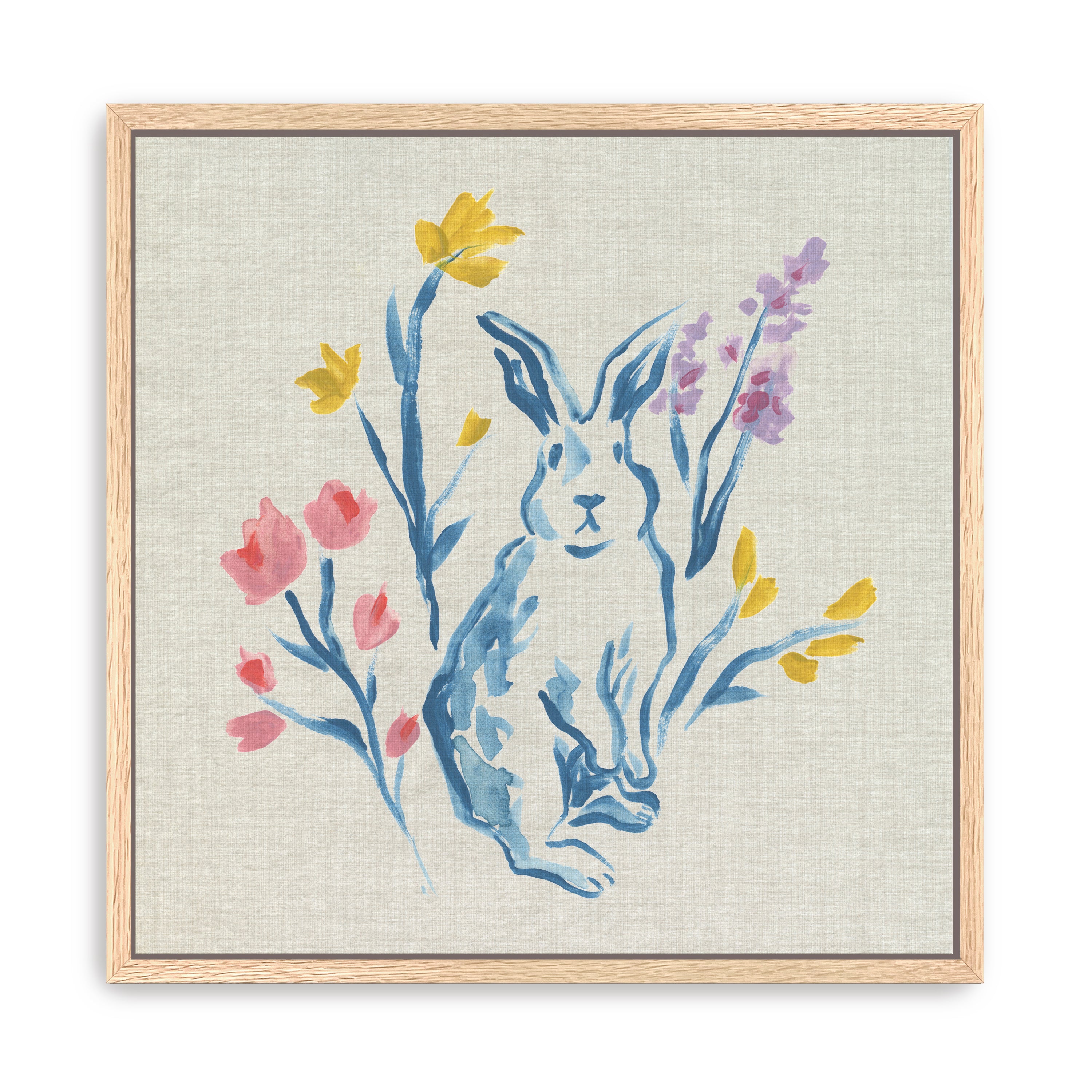 Lovely Rabbit I Canvas Giclee