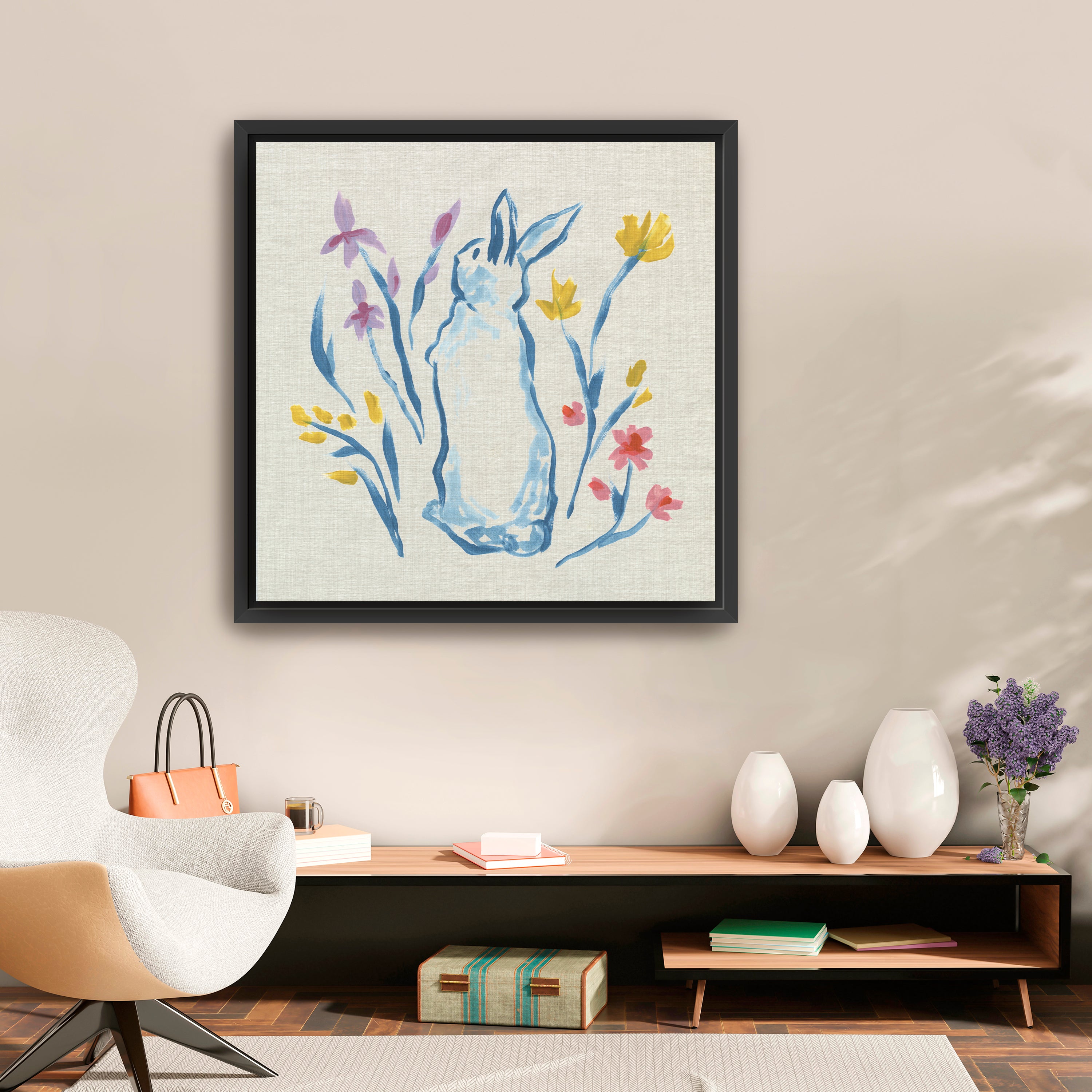 Lovely Rabbit II Canvas Giclee