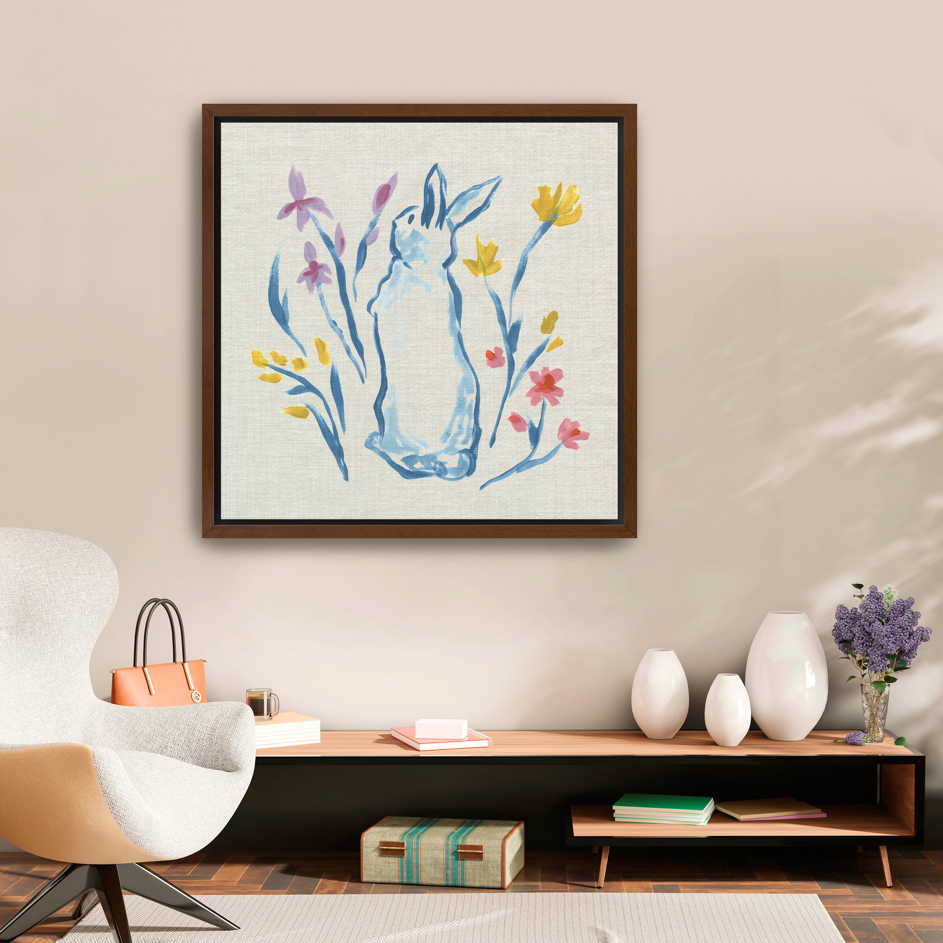 Lovely Rabbit II Canvas Giclee