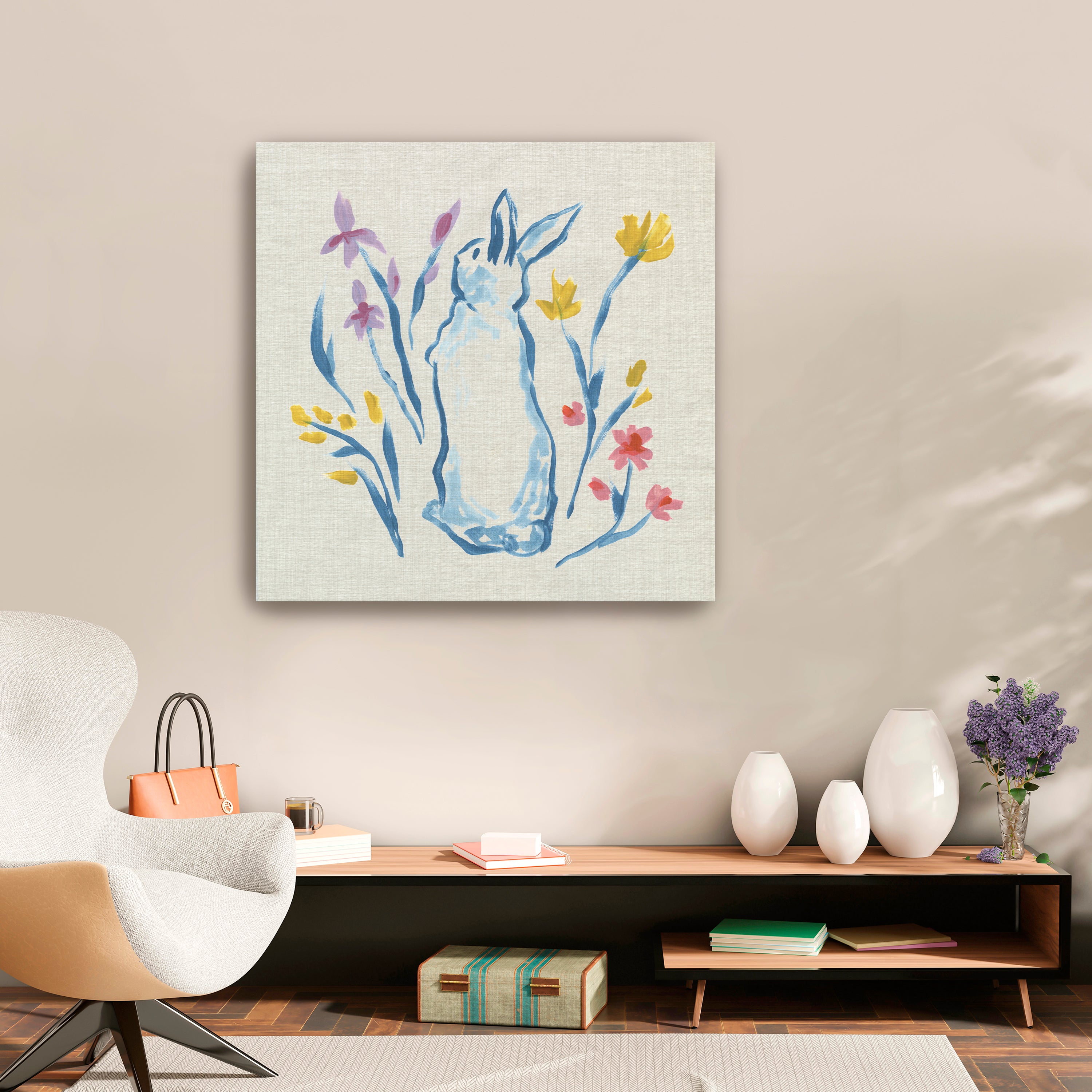 Lovely Rabbit II Canvas Giclee