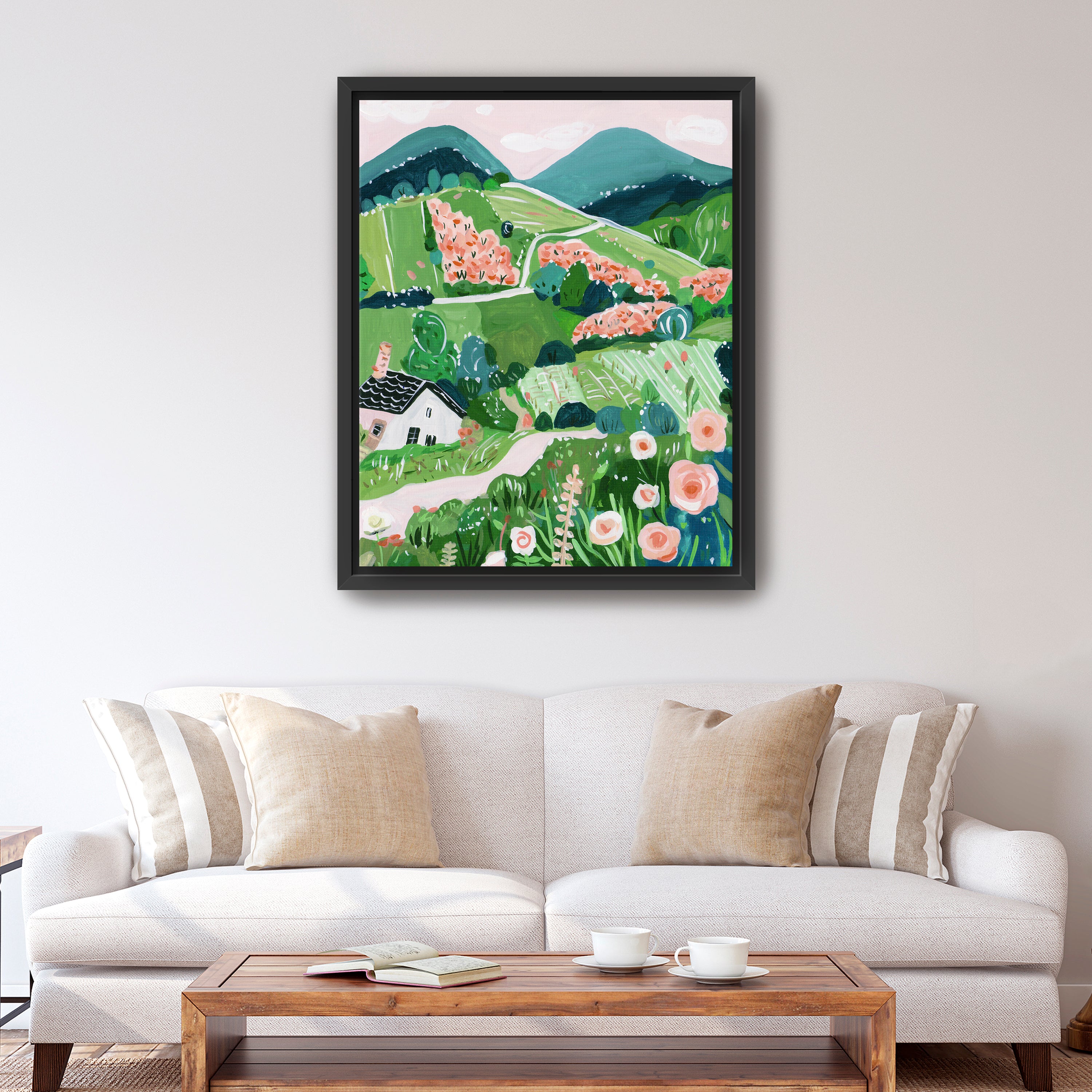 Patchwork Hills II Canvas Giclee