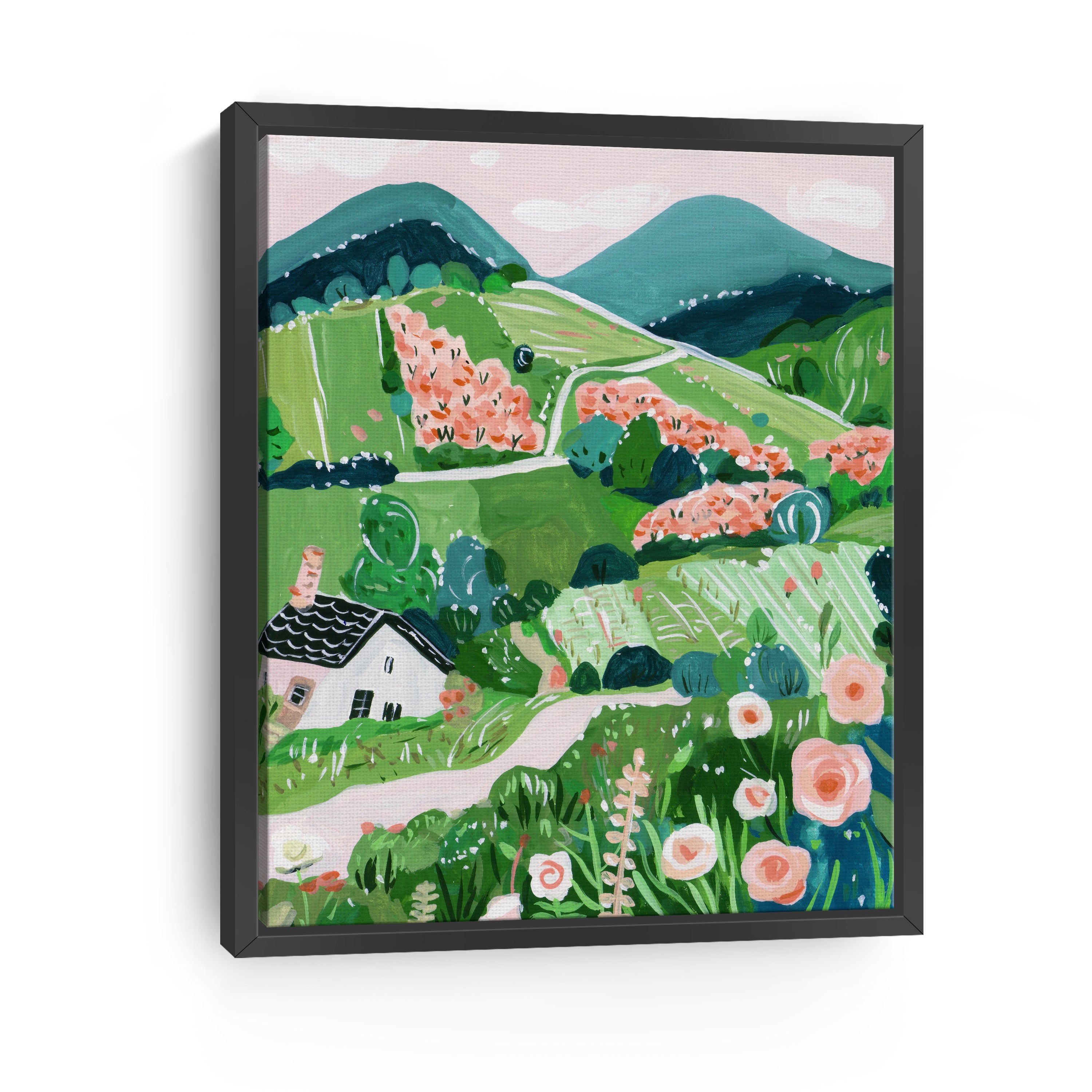 Patchwork Hills II Canvas Giclee