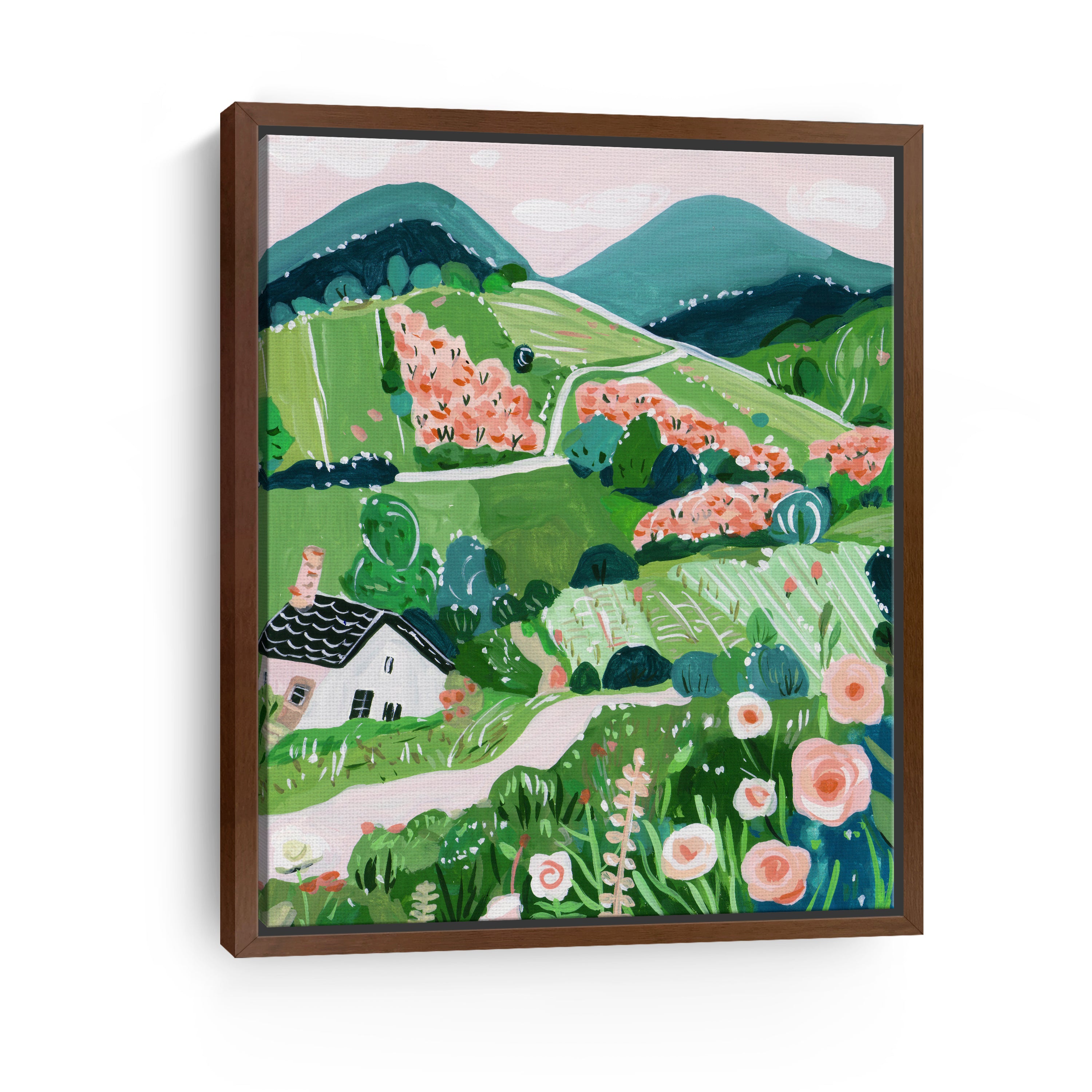 Patchwork Hills II Canvas Giclee