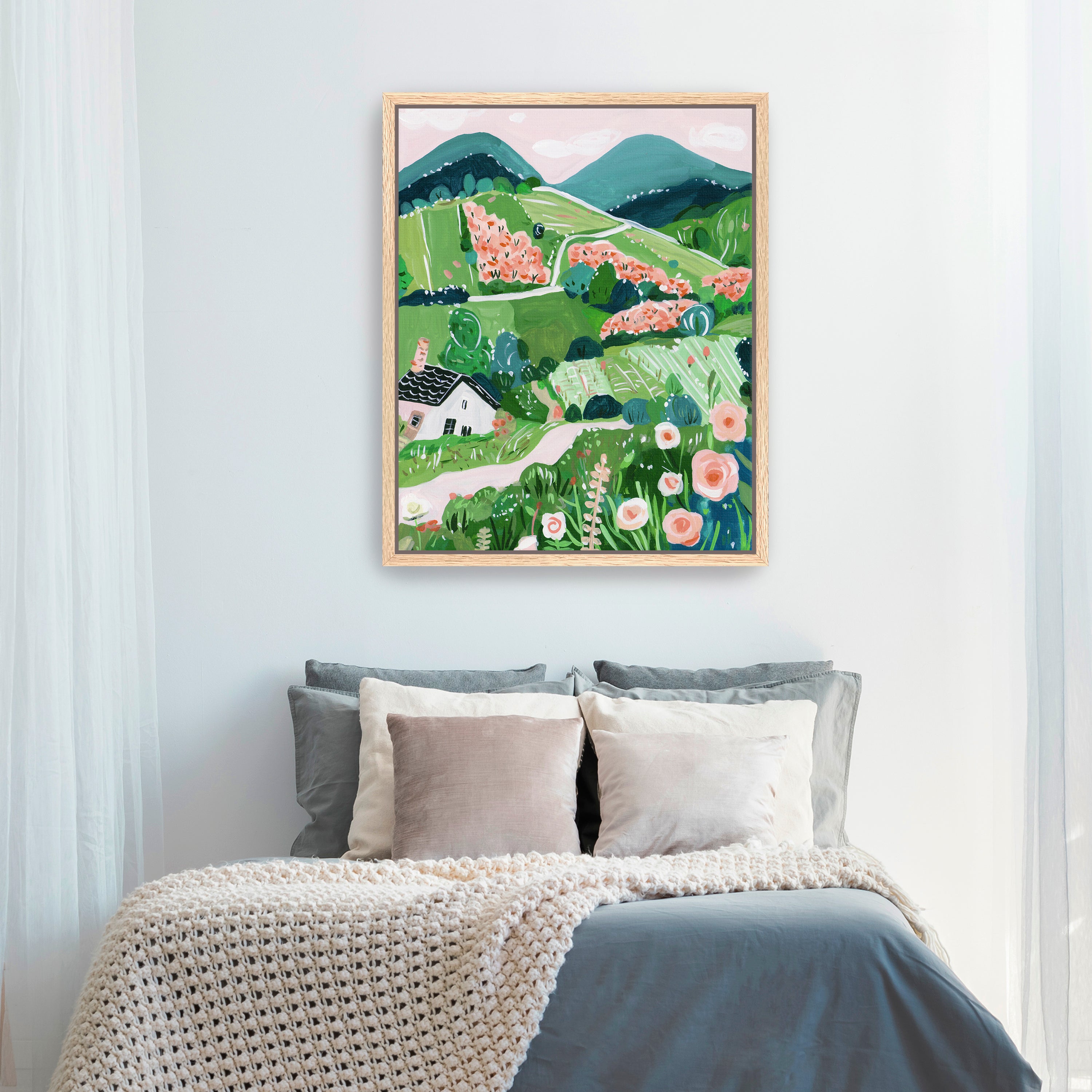 Patchwork Hills II Canvas Giclee