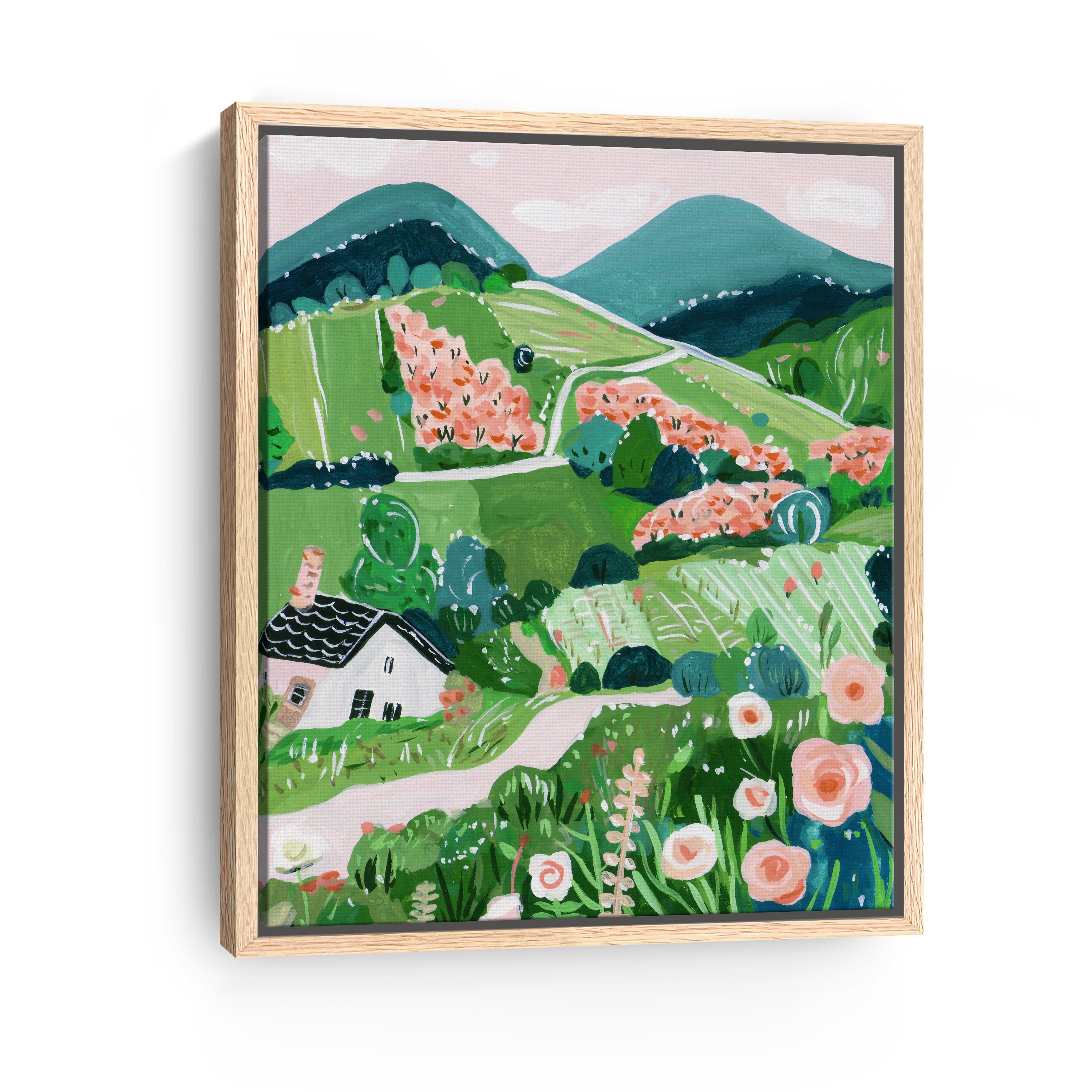 Patchwork Hills II Canvas Giclee