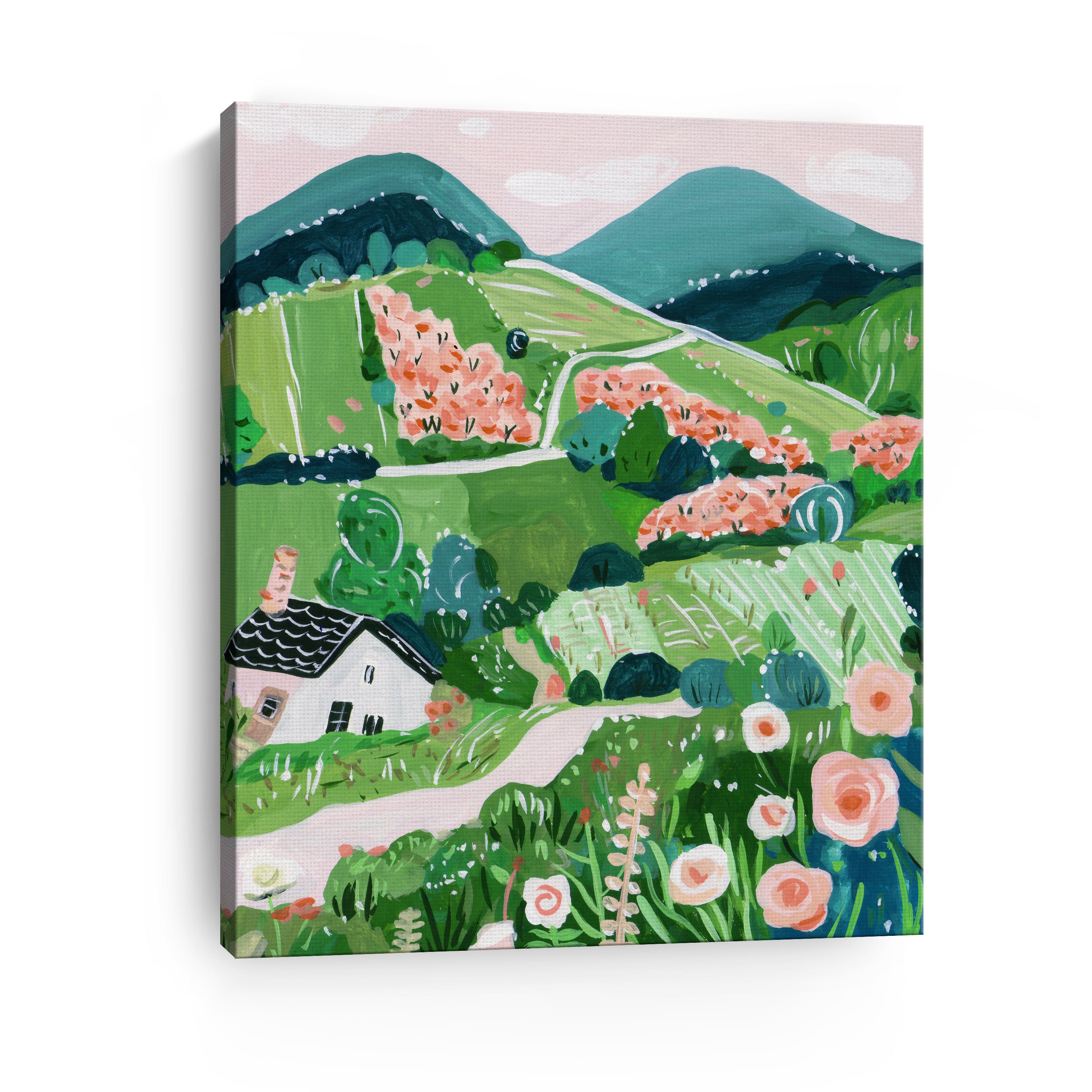 Patchwork Hills II Canvas Giclee