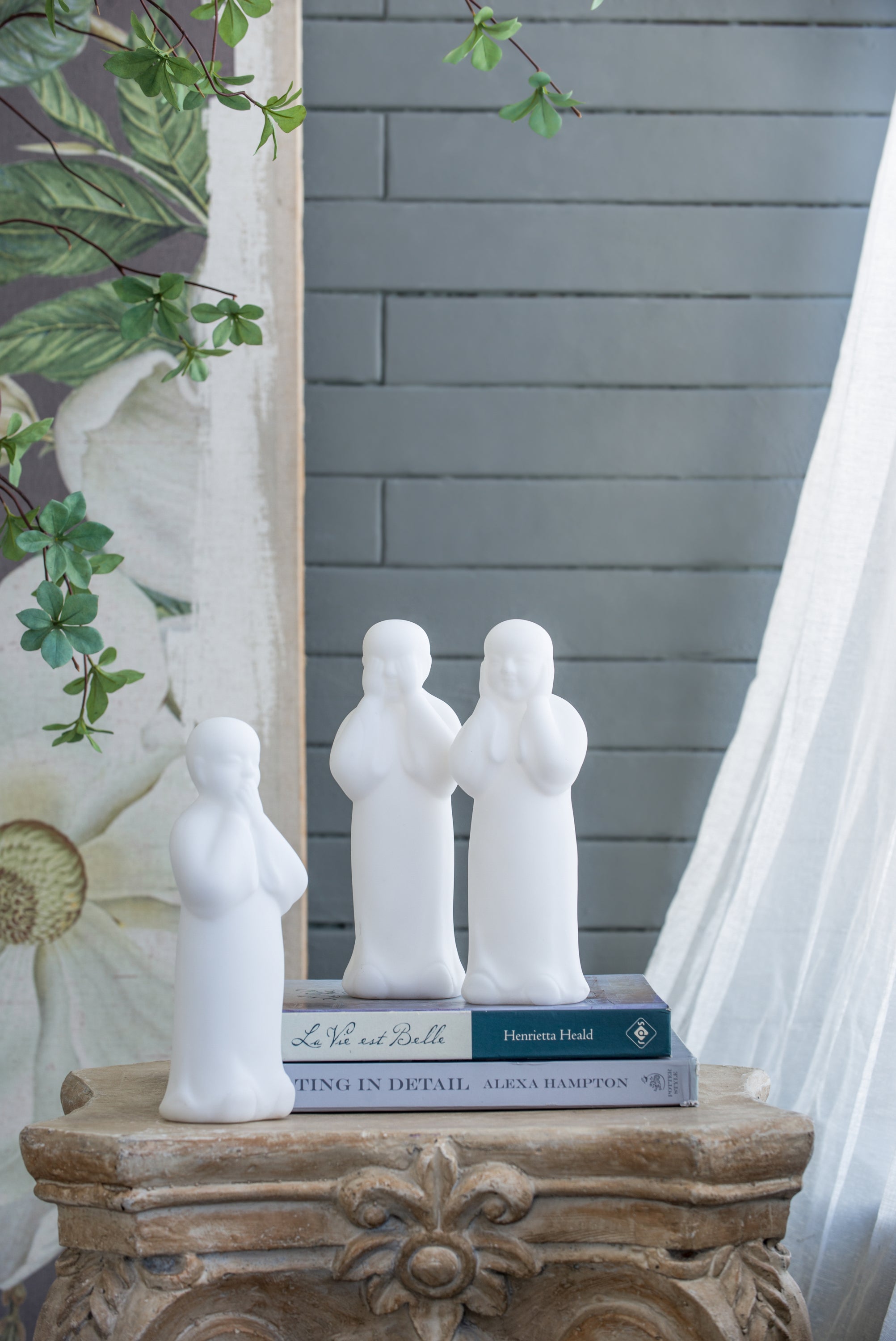 Standing Monks, Set of 3