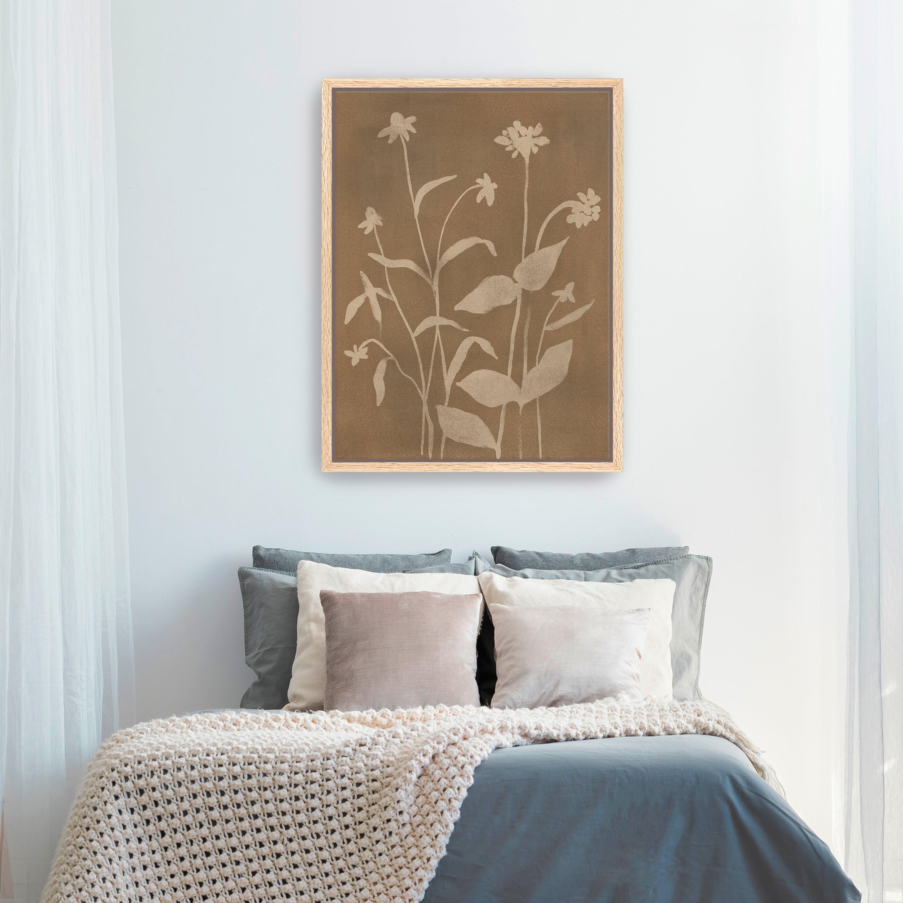 Marron Meadow II Canvas Giclee