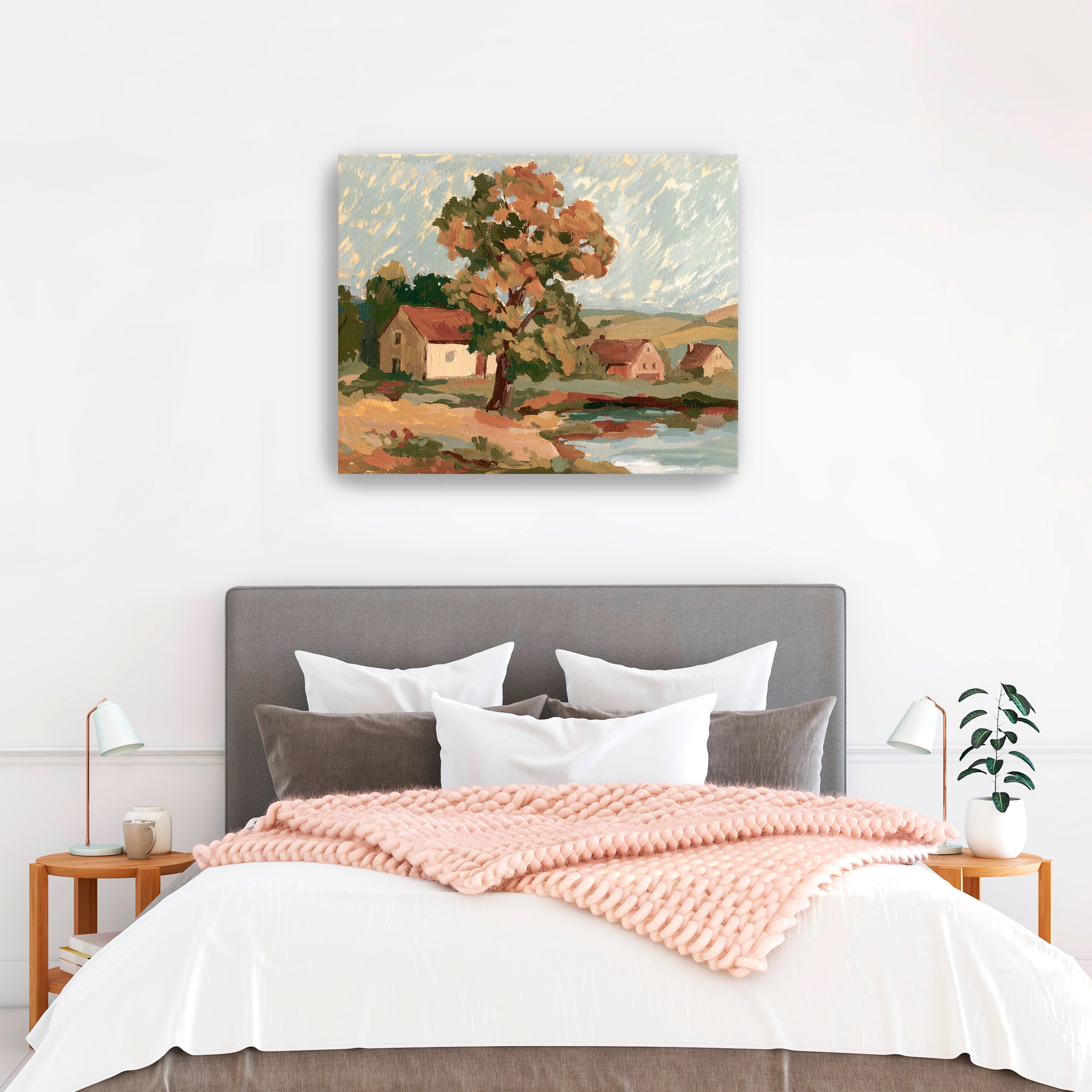 Return to the Countryside II Canvas Giclee