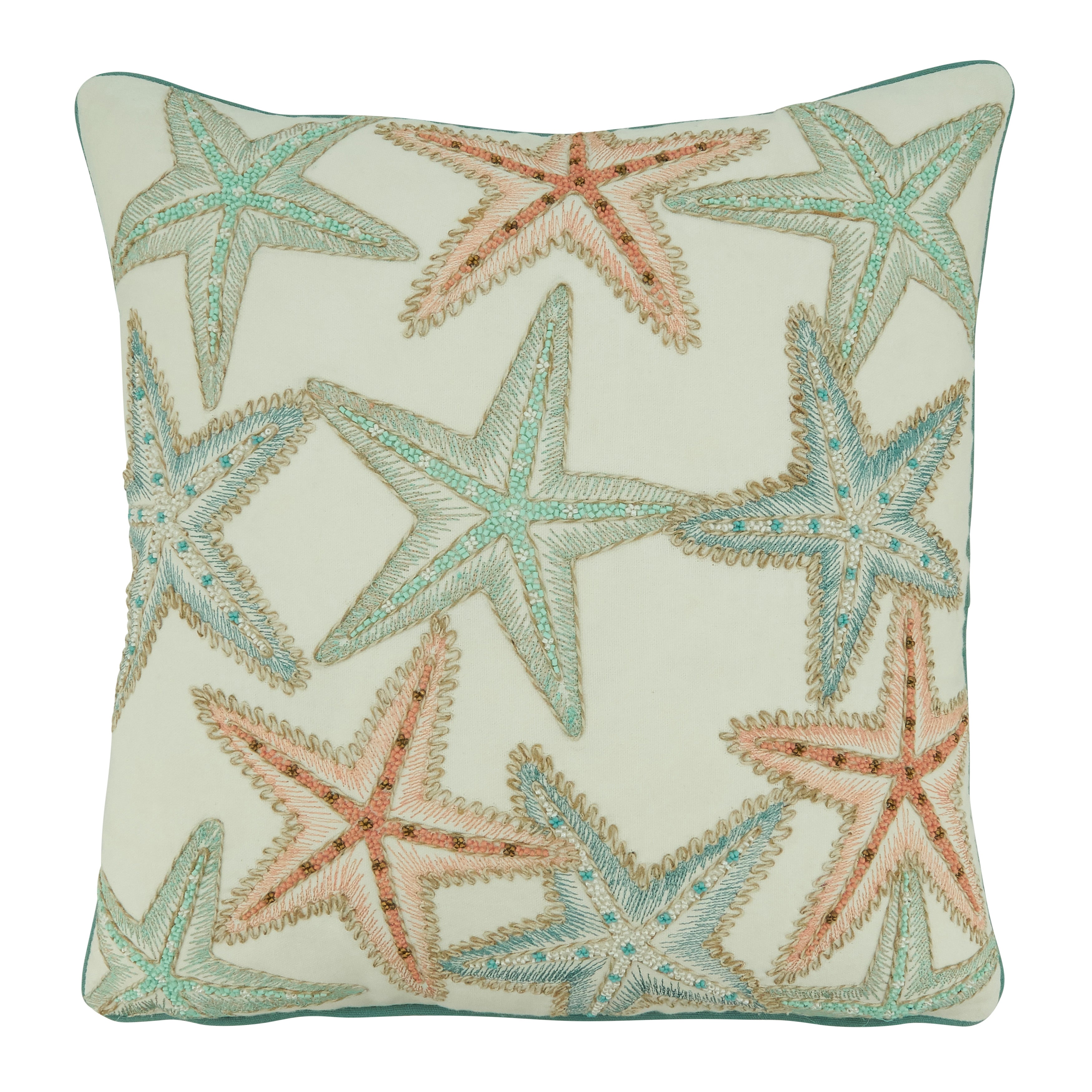 Poly Filled Starfish Throw Pillow