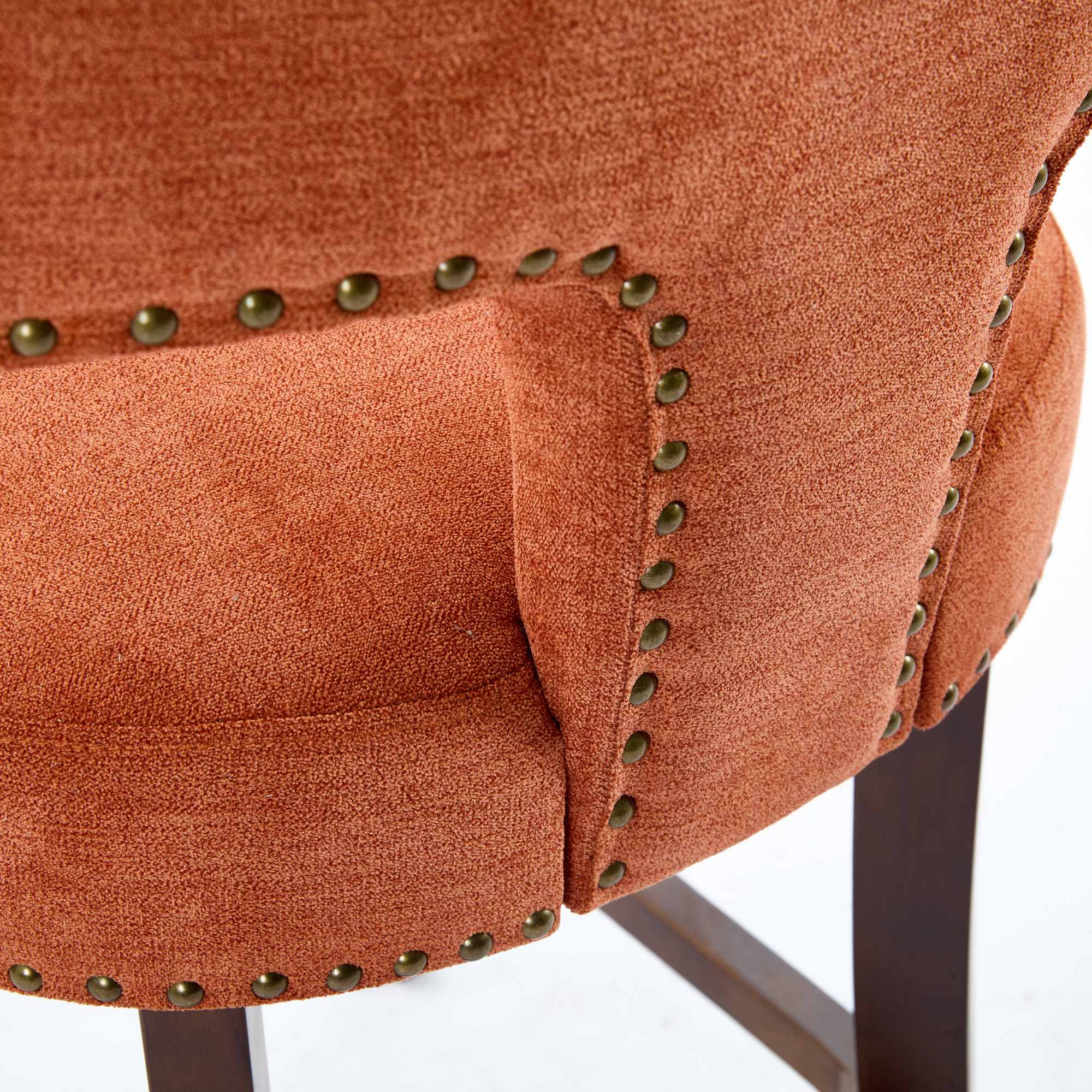 Upholstered T-Back Counter Height Bar Stools, Set of 2