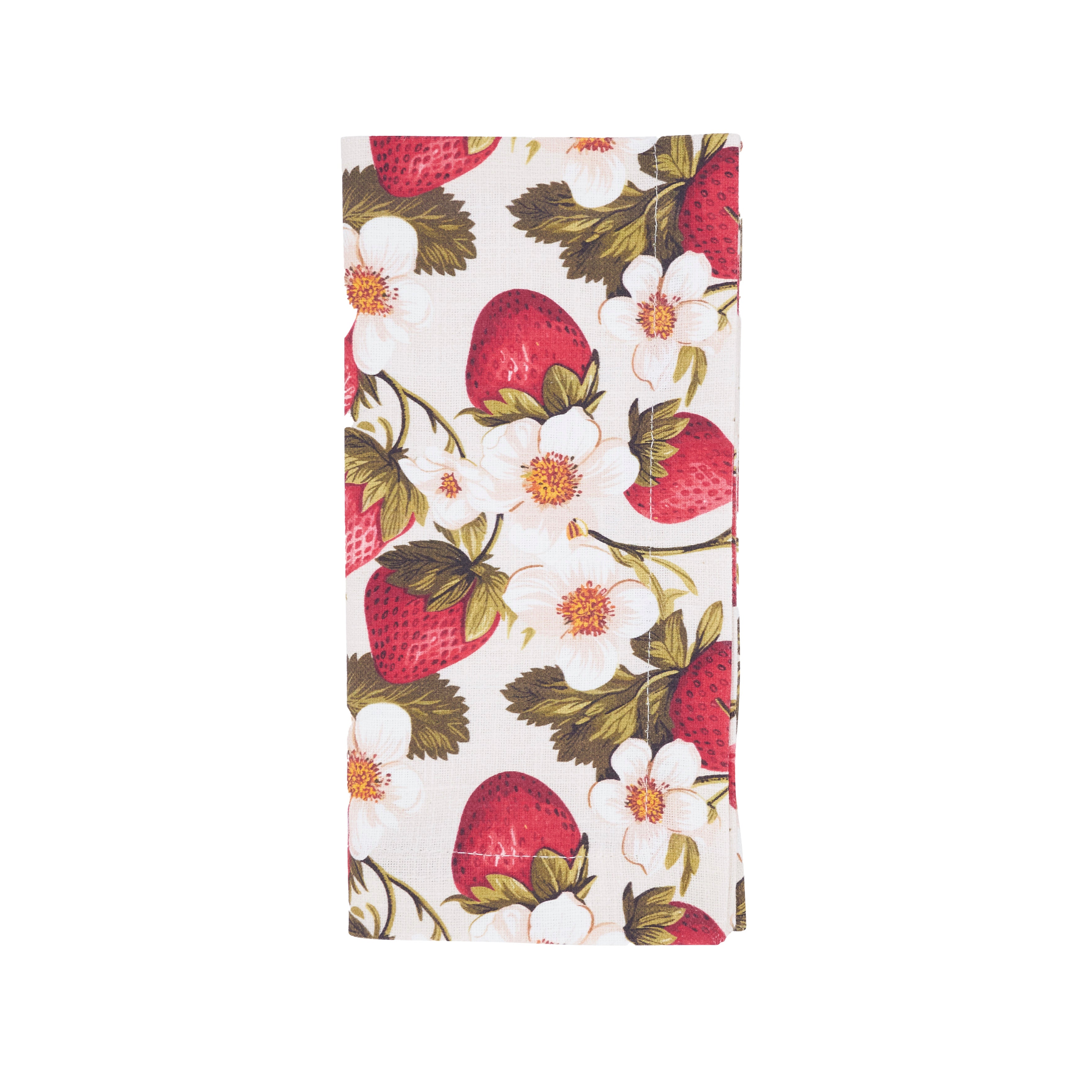 Breezy Juicy Strawberry Napkins, Set of 4
