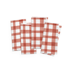 Country Red Napkins, Set of 4