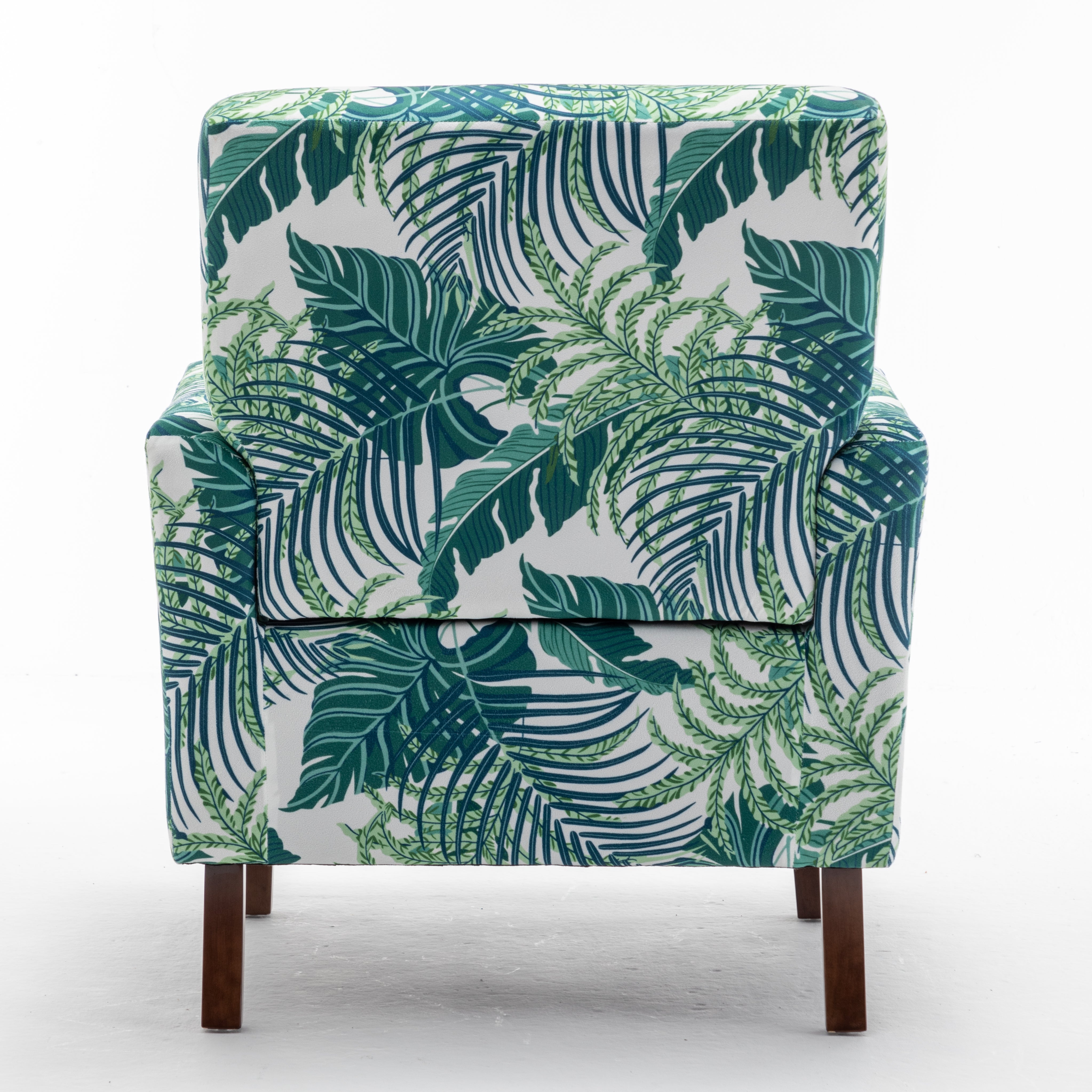 Palm Patterned Armchair