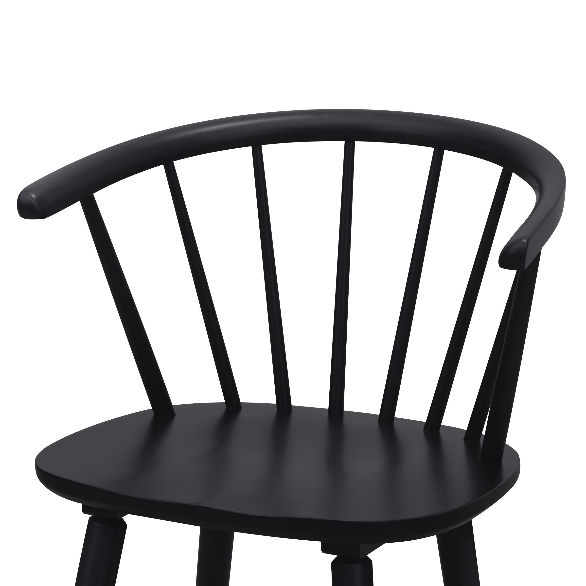 Spindle Back Wooden Counter Height Stool, Set of 2
