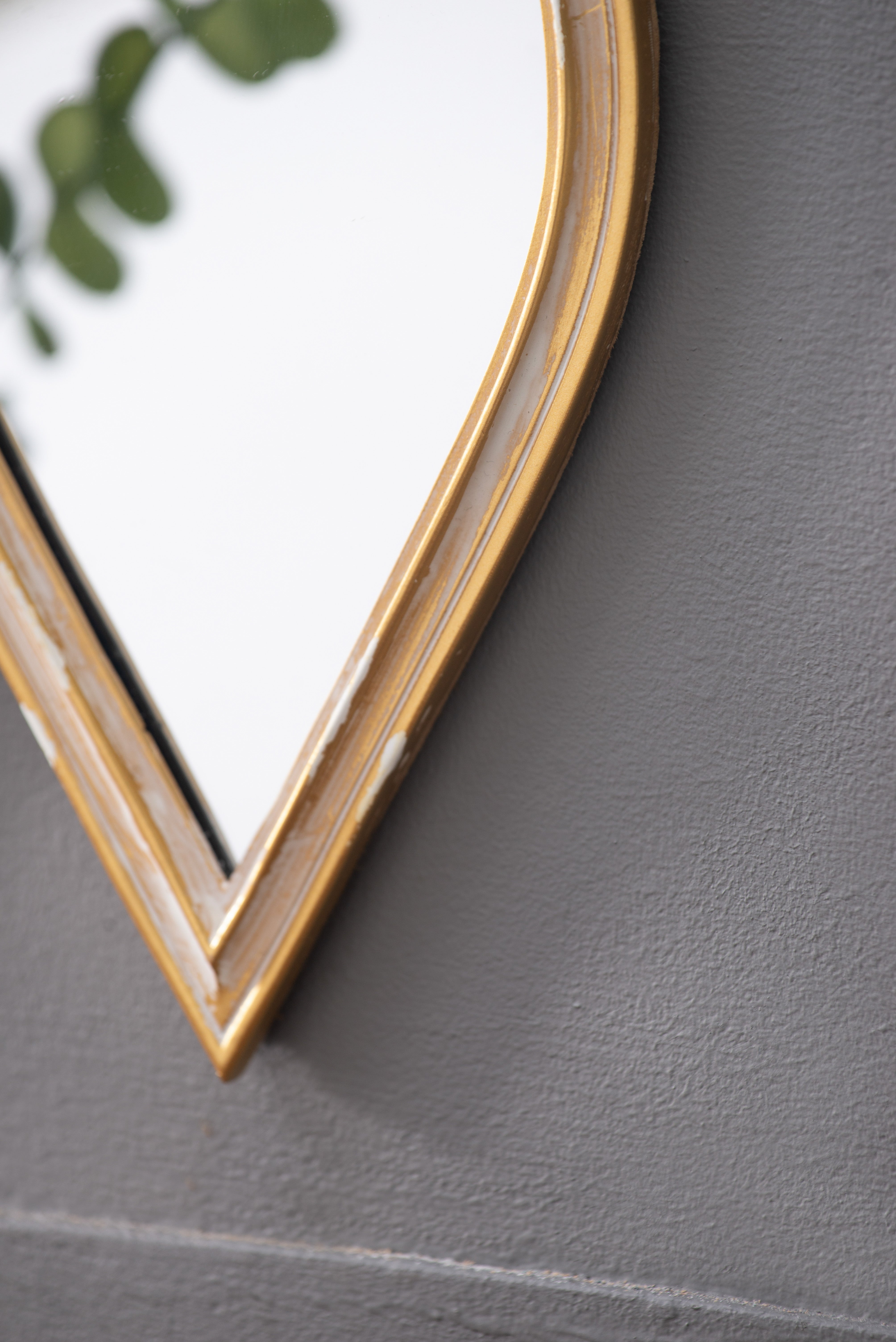 Diamond Shape Mirrors, Set of 2